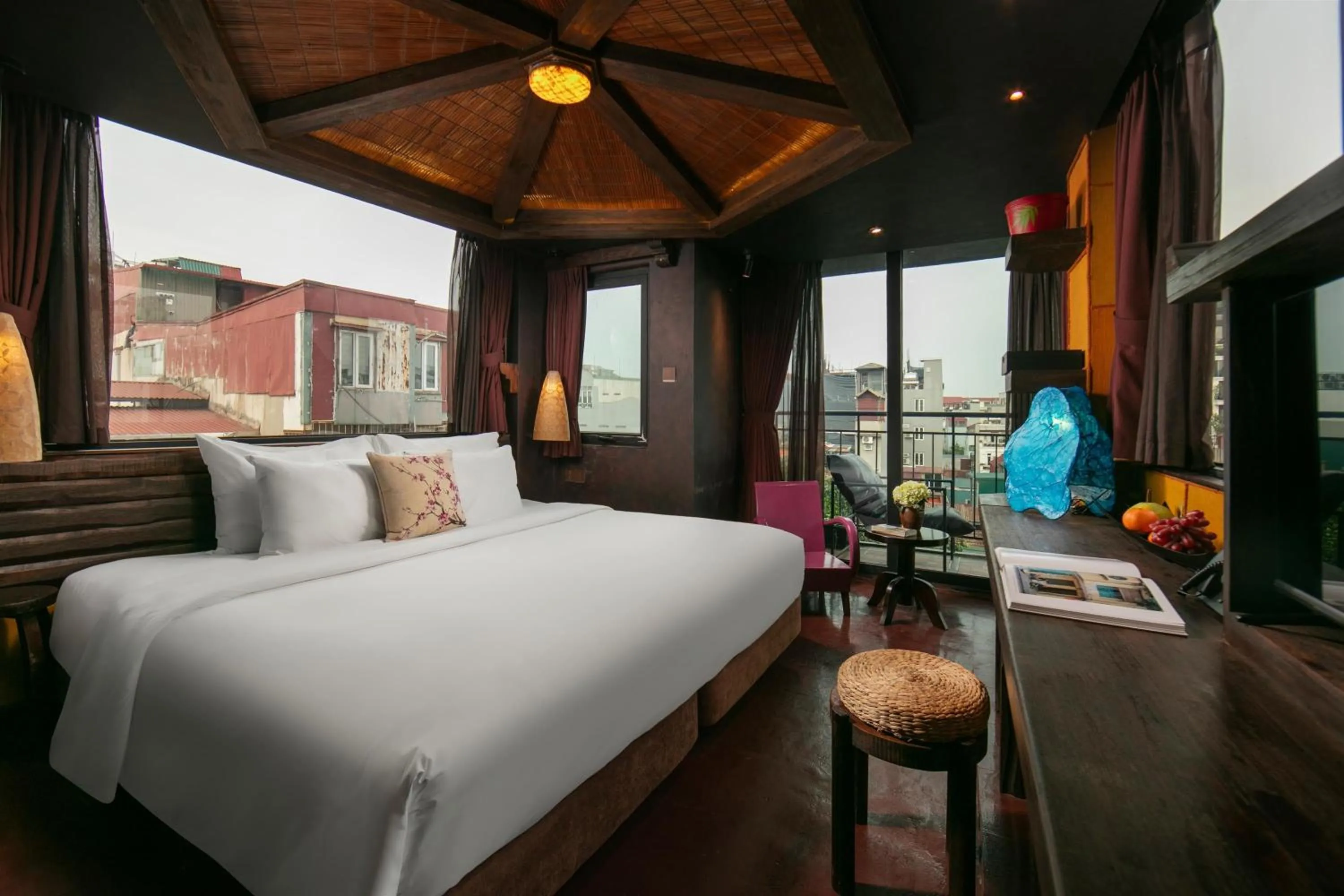 Bed in Kecho Legacy Hotel Hanoi & Spa