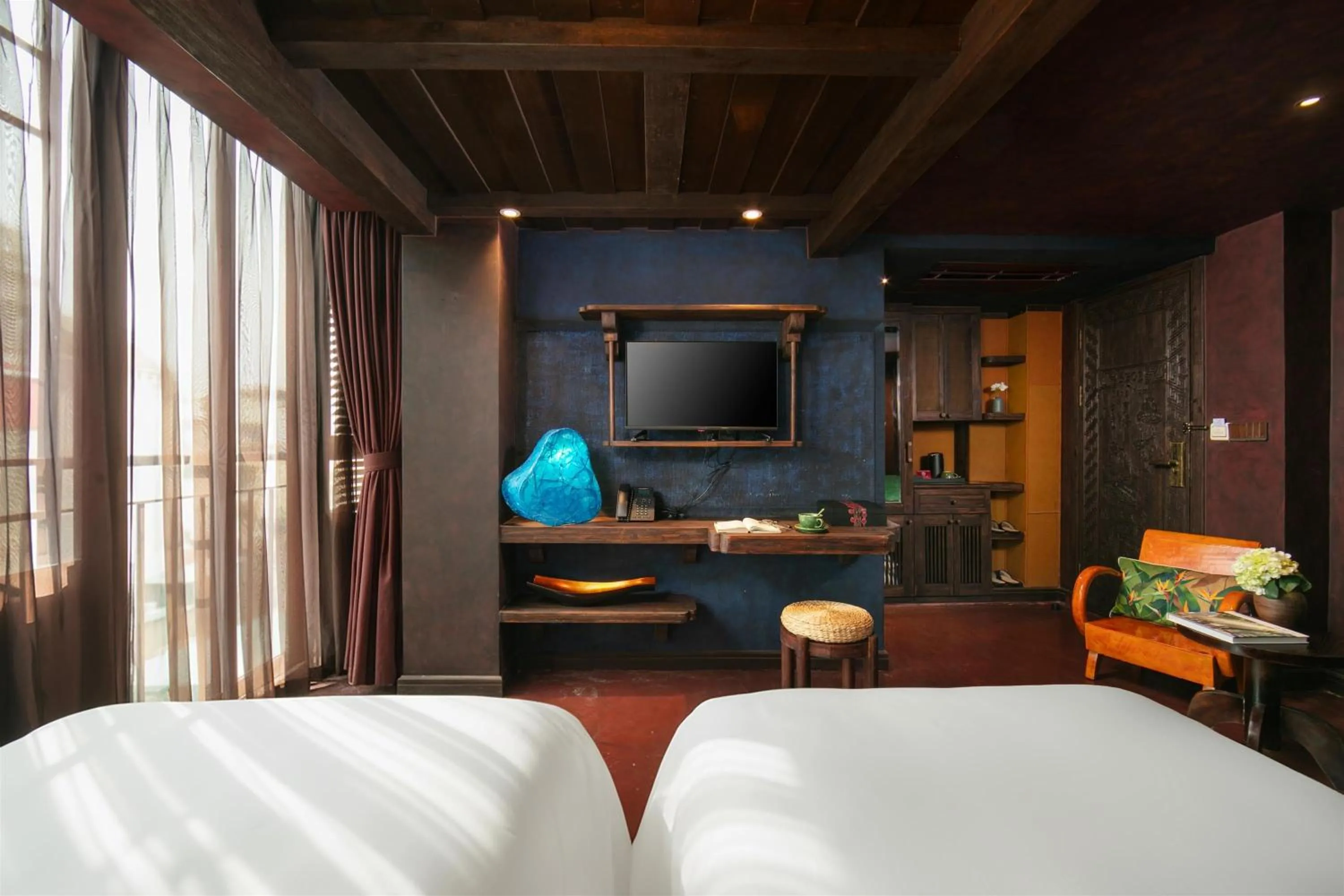 Bed in Kecho Legacy Hotel Hanoi & Spa