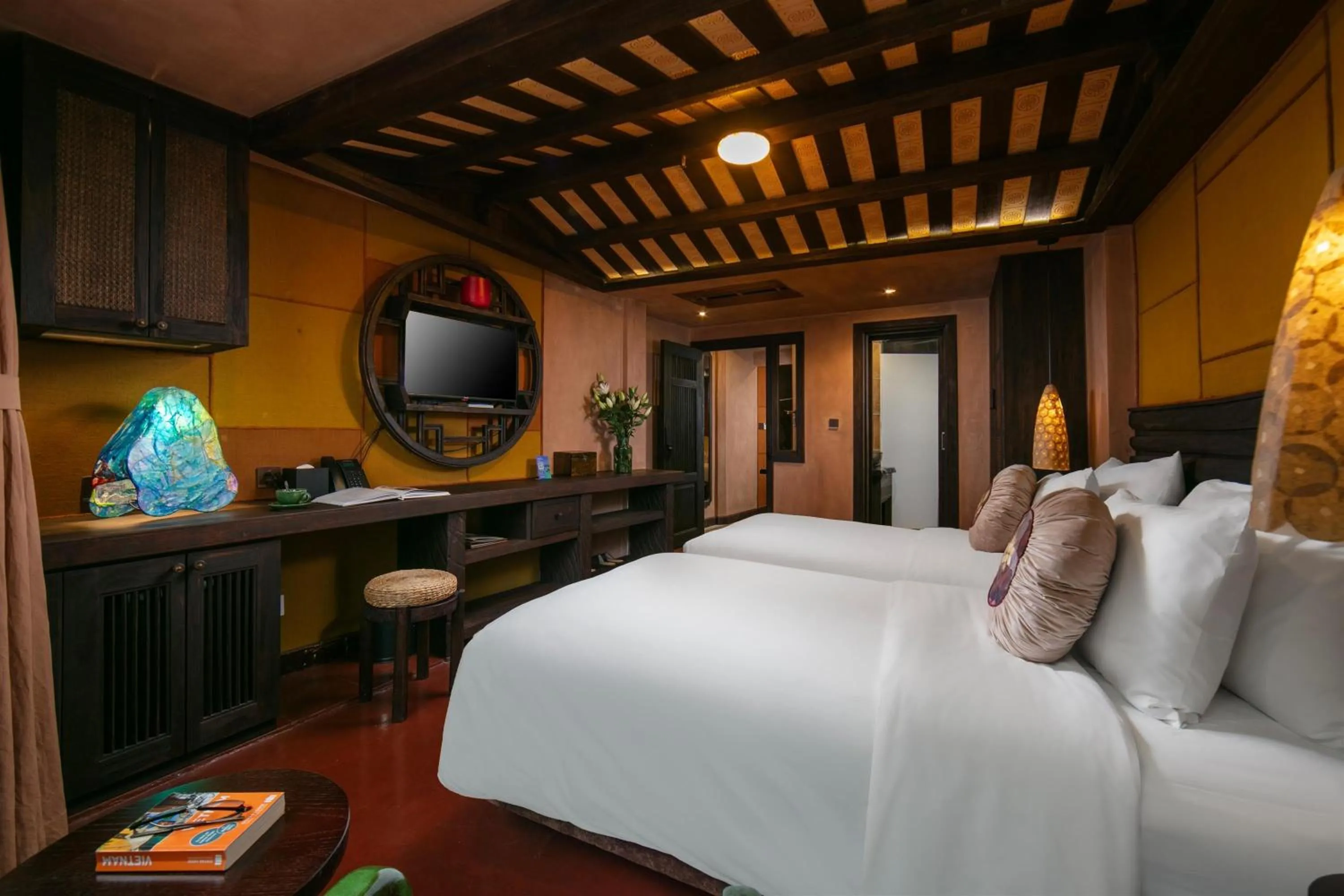 Bed in Kecho Legacy Hotel Hanoi & Spa