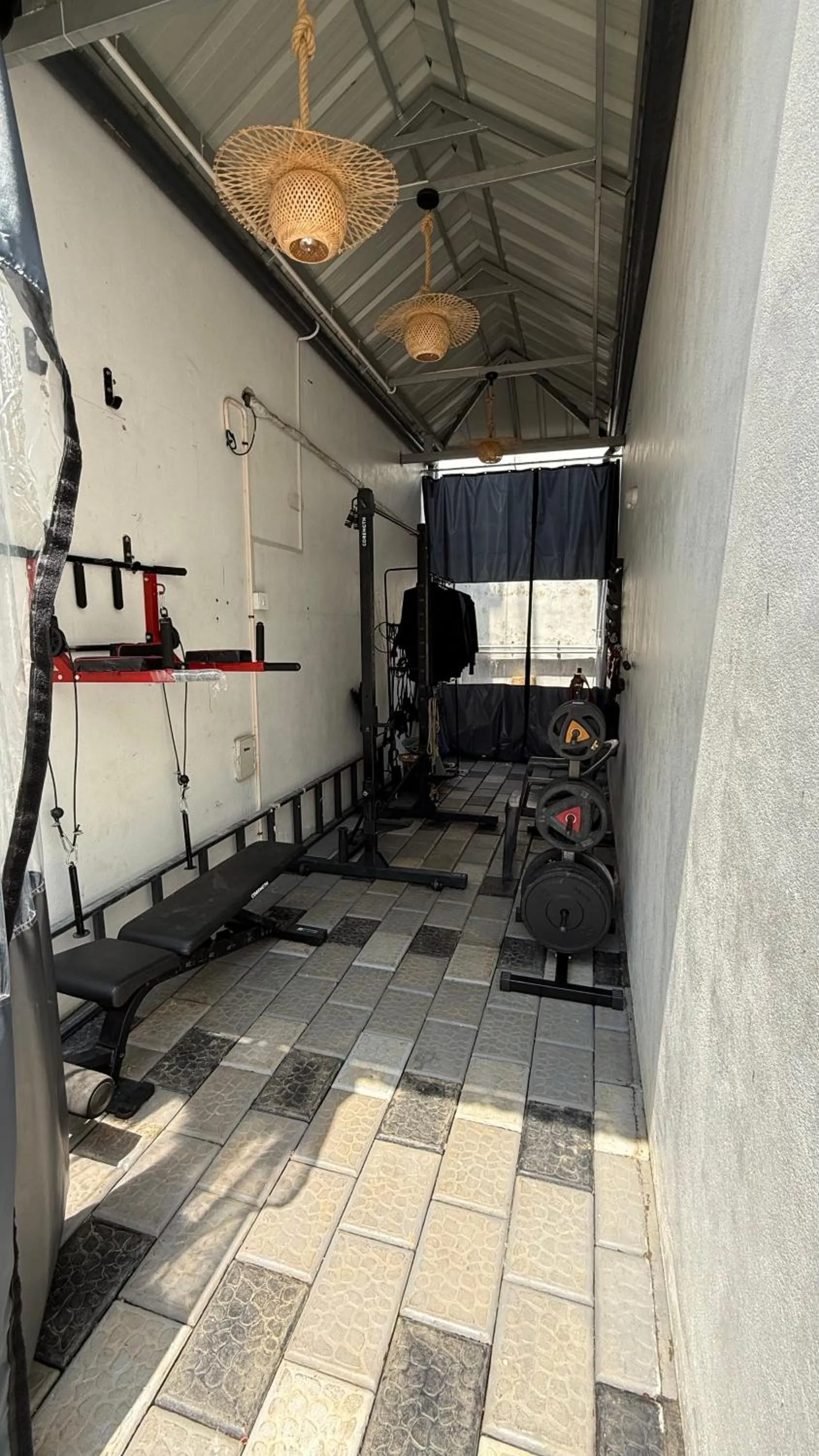 Fitness centre/facilities in Wavealokam Beach Retreat