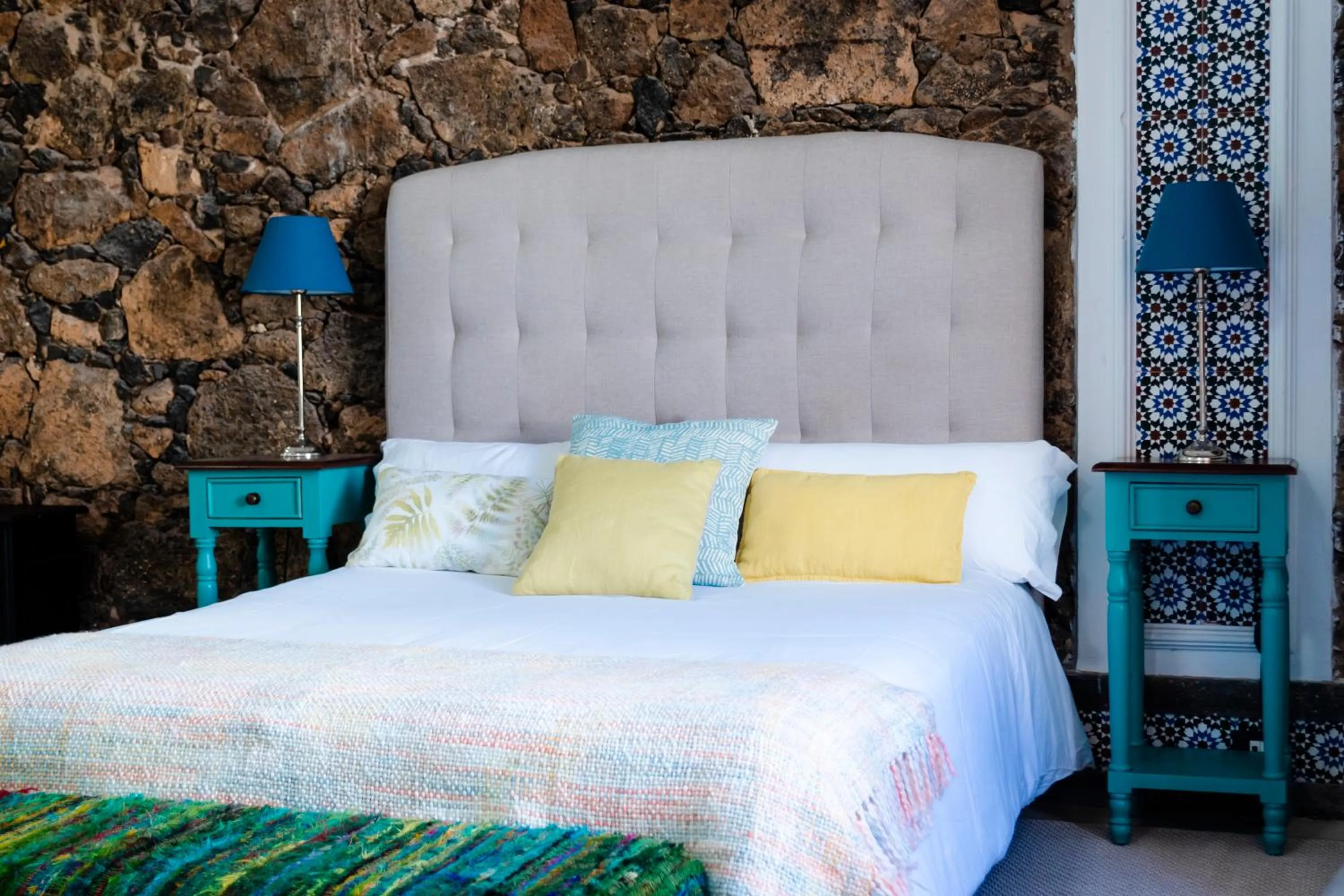 Bed in El Charco Suites