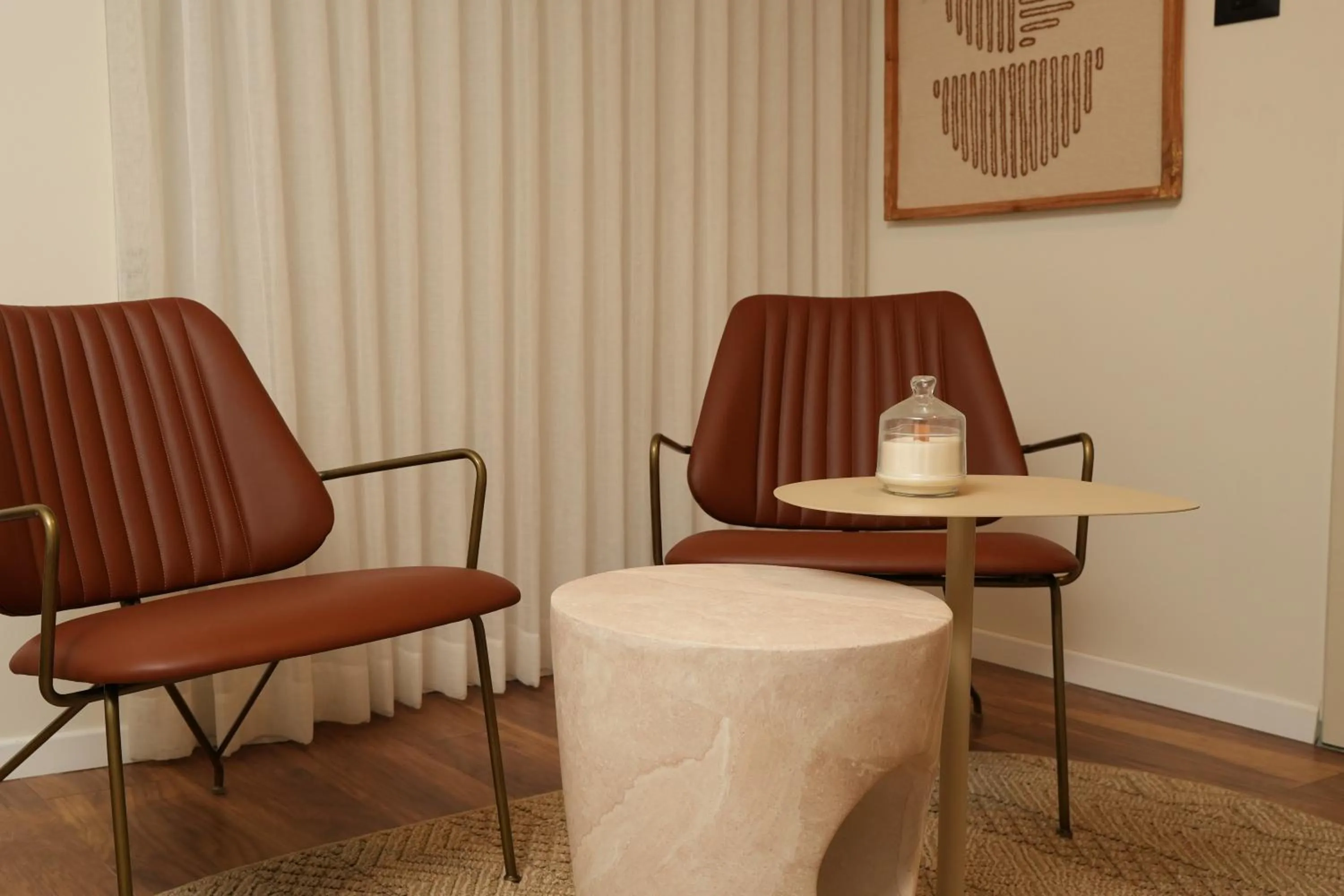 Seating area in One Apartments TLV