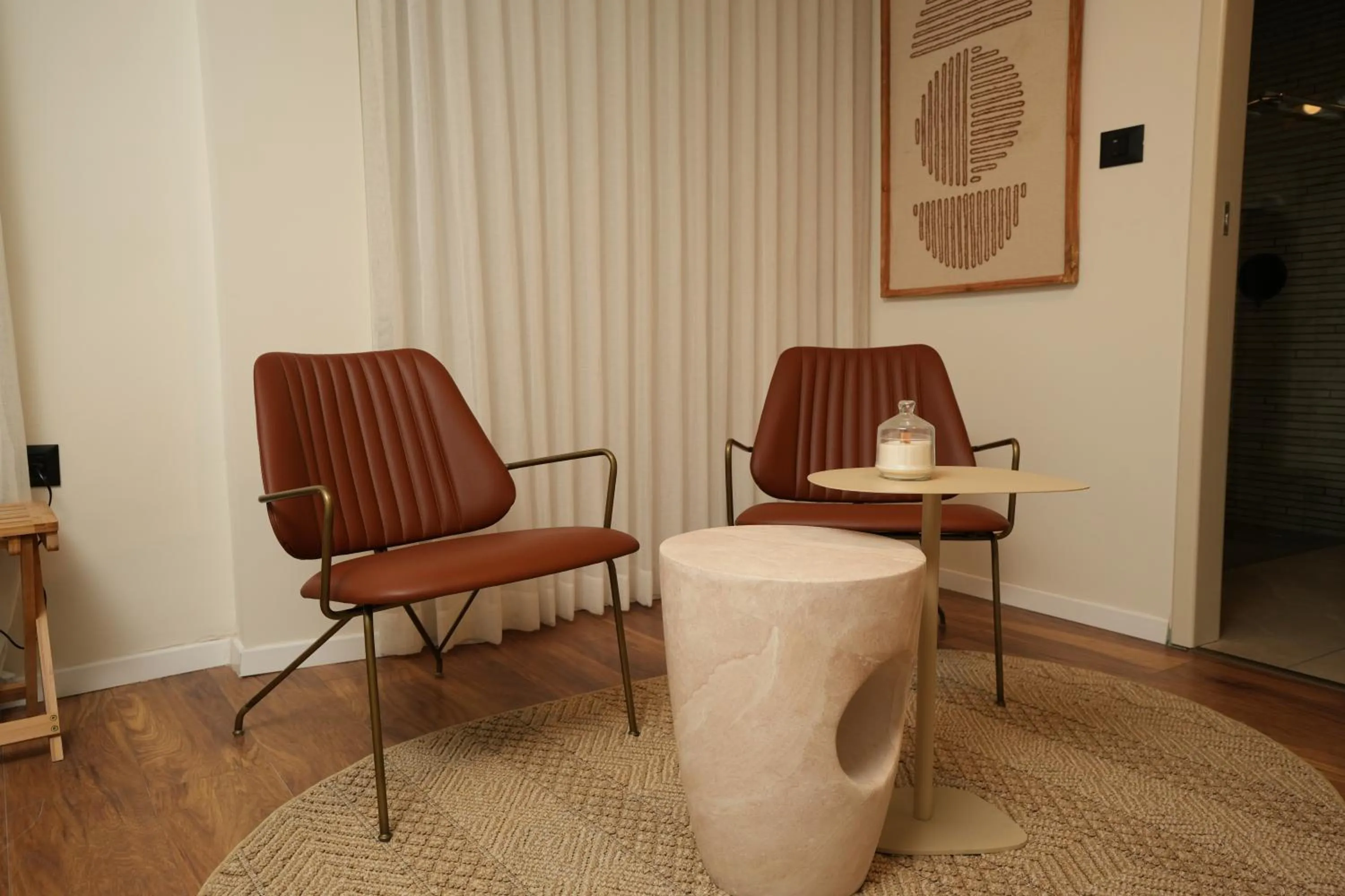 Seating area in One Apartments TLV