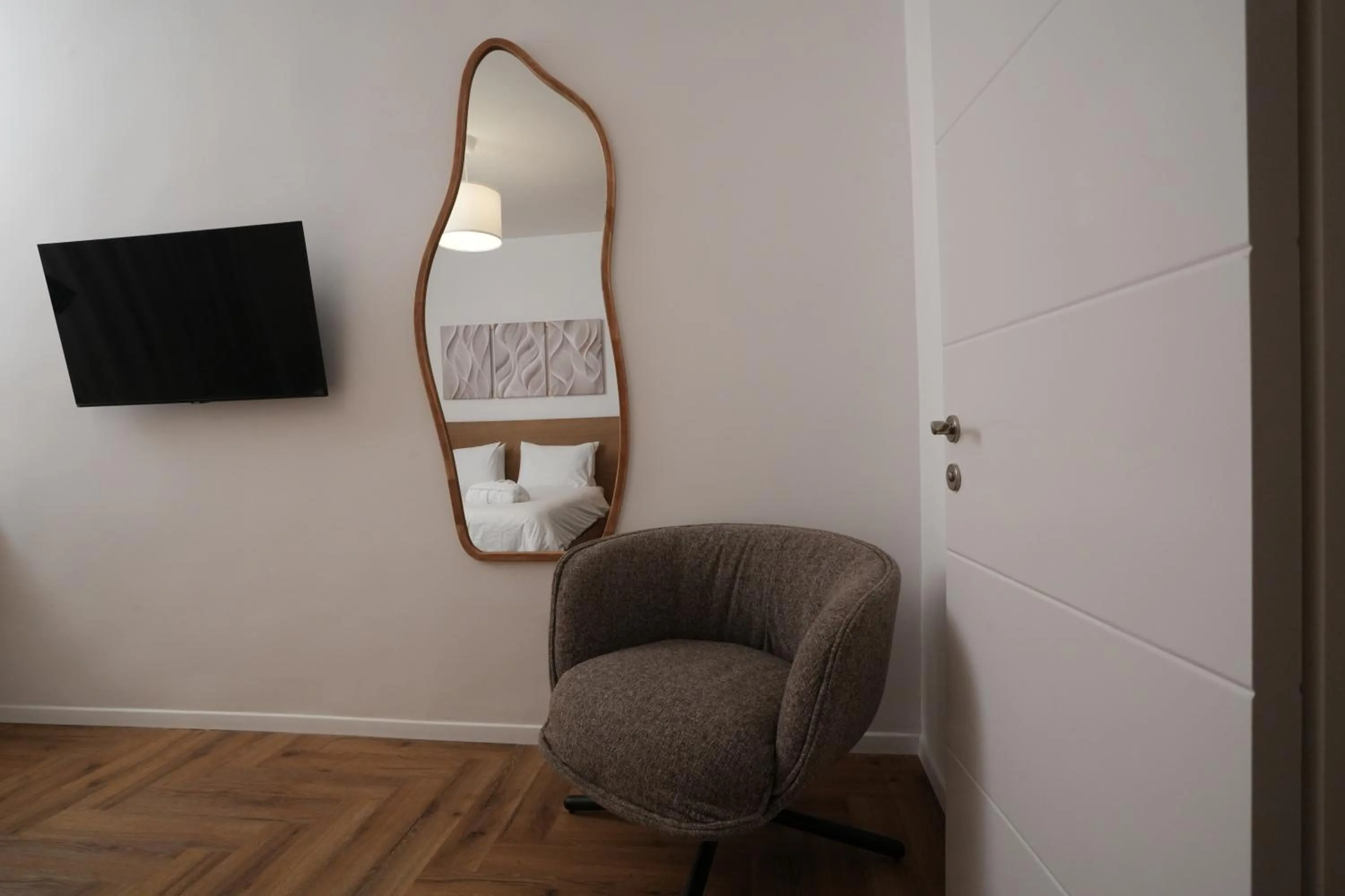 Seating area in One Apartments TLV