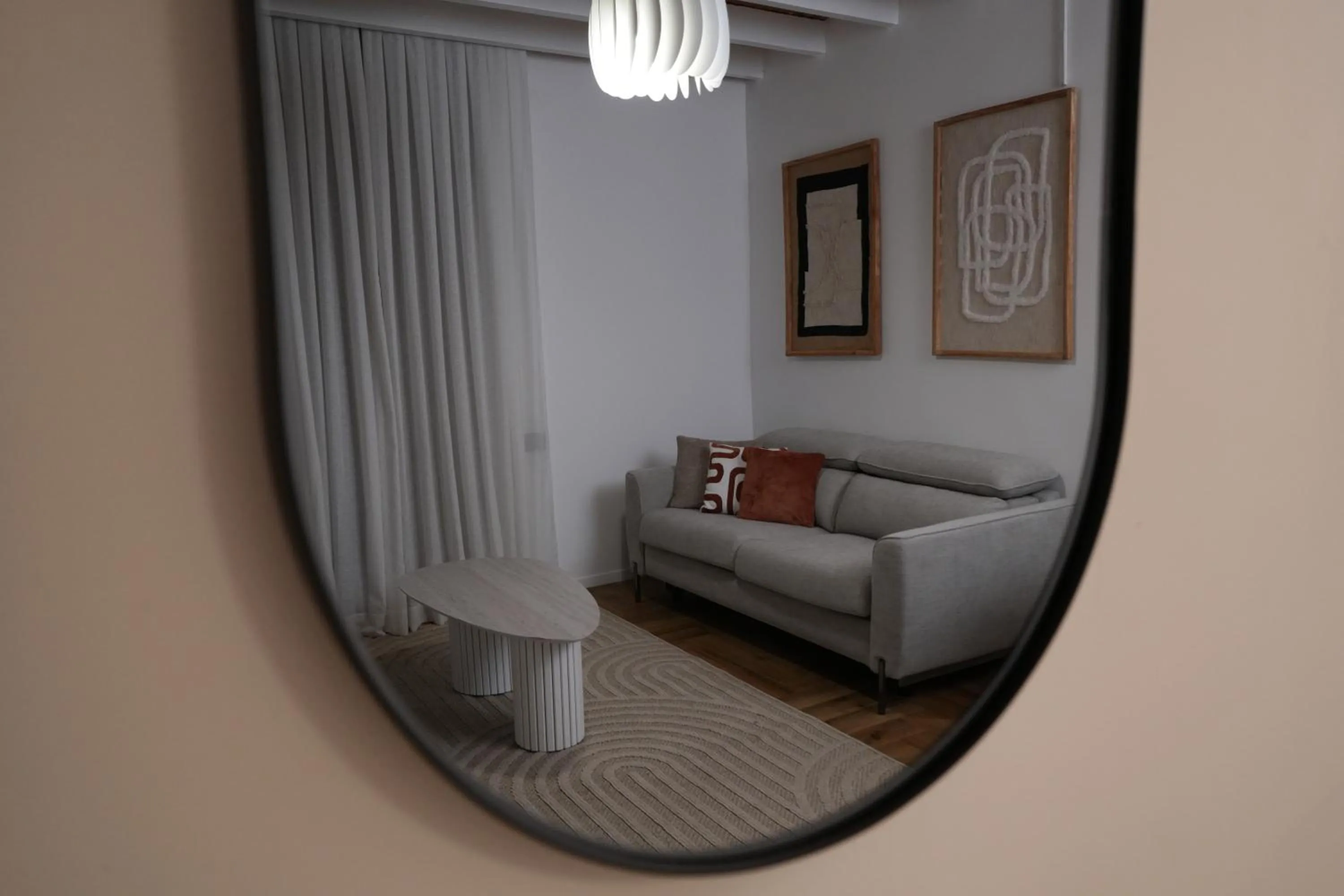 Living room in One Apartments TLV