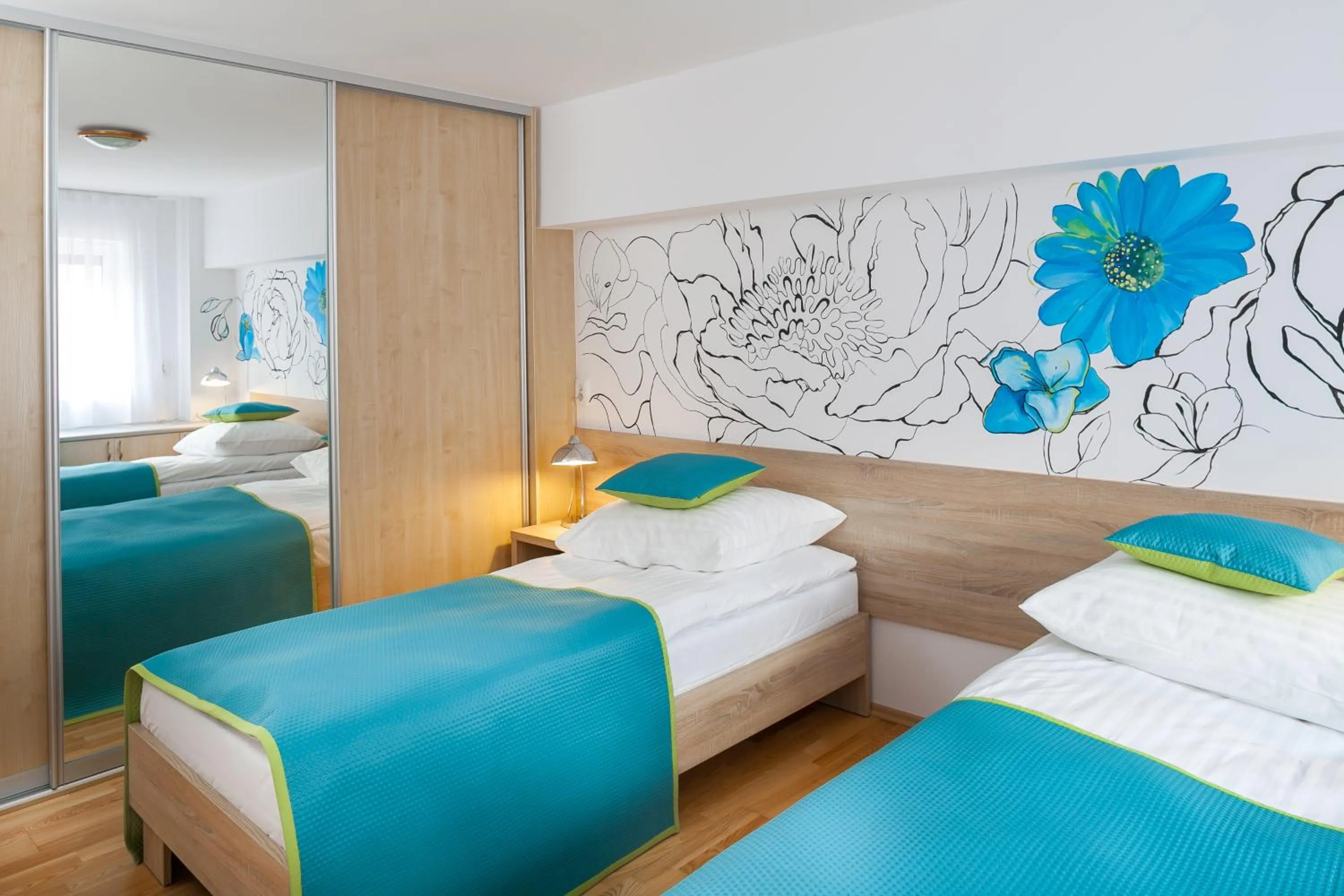 Bedroom, Bed in Villa Margo