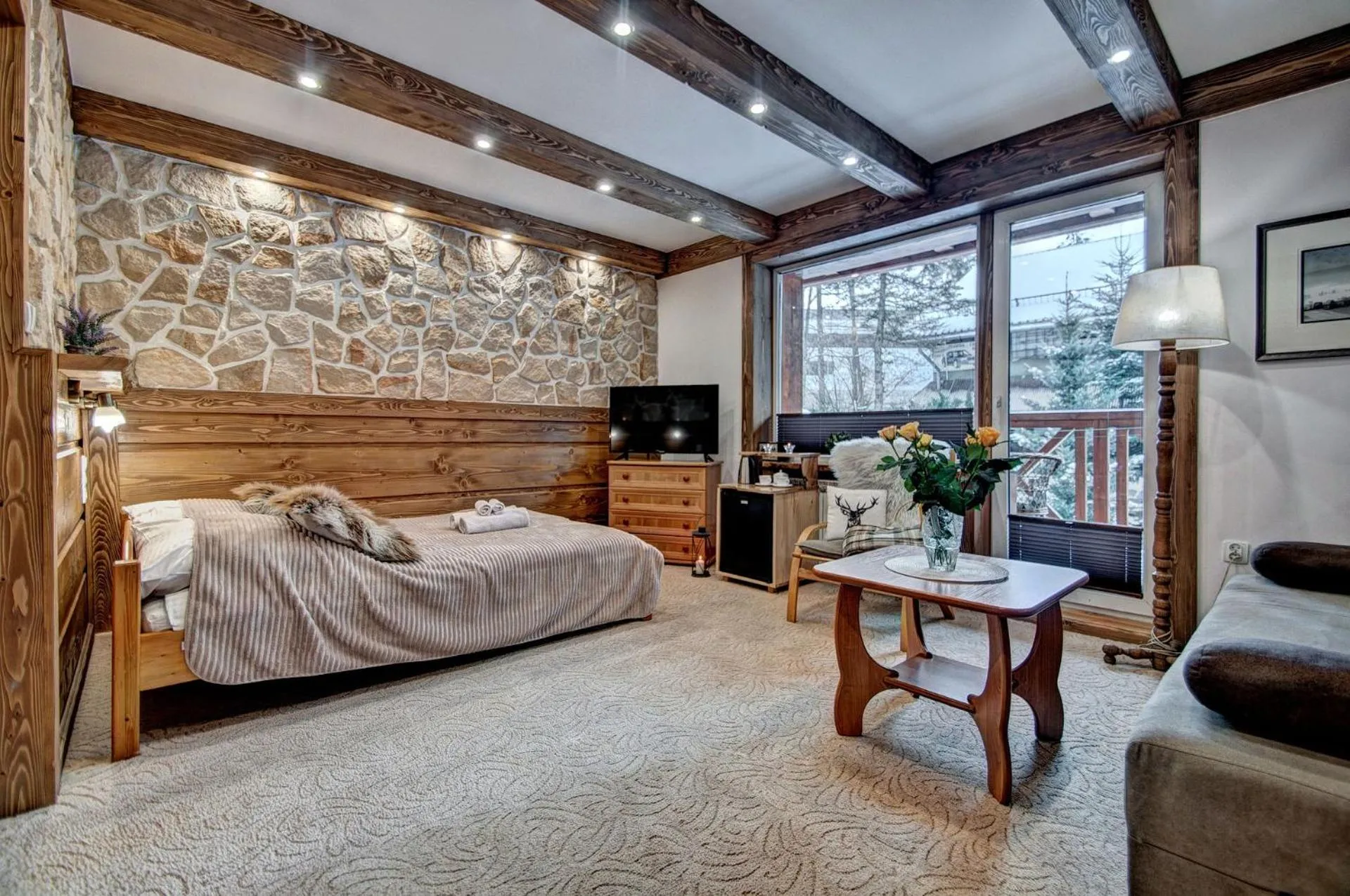 Photo of the whole room, Bed in Willa Weronika