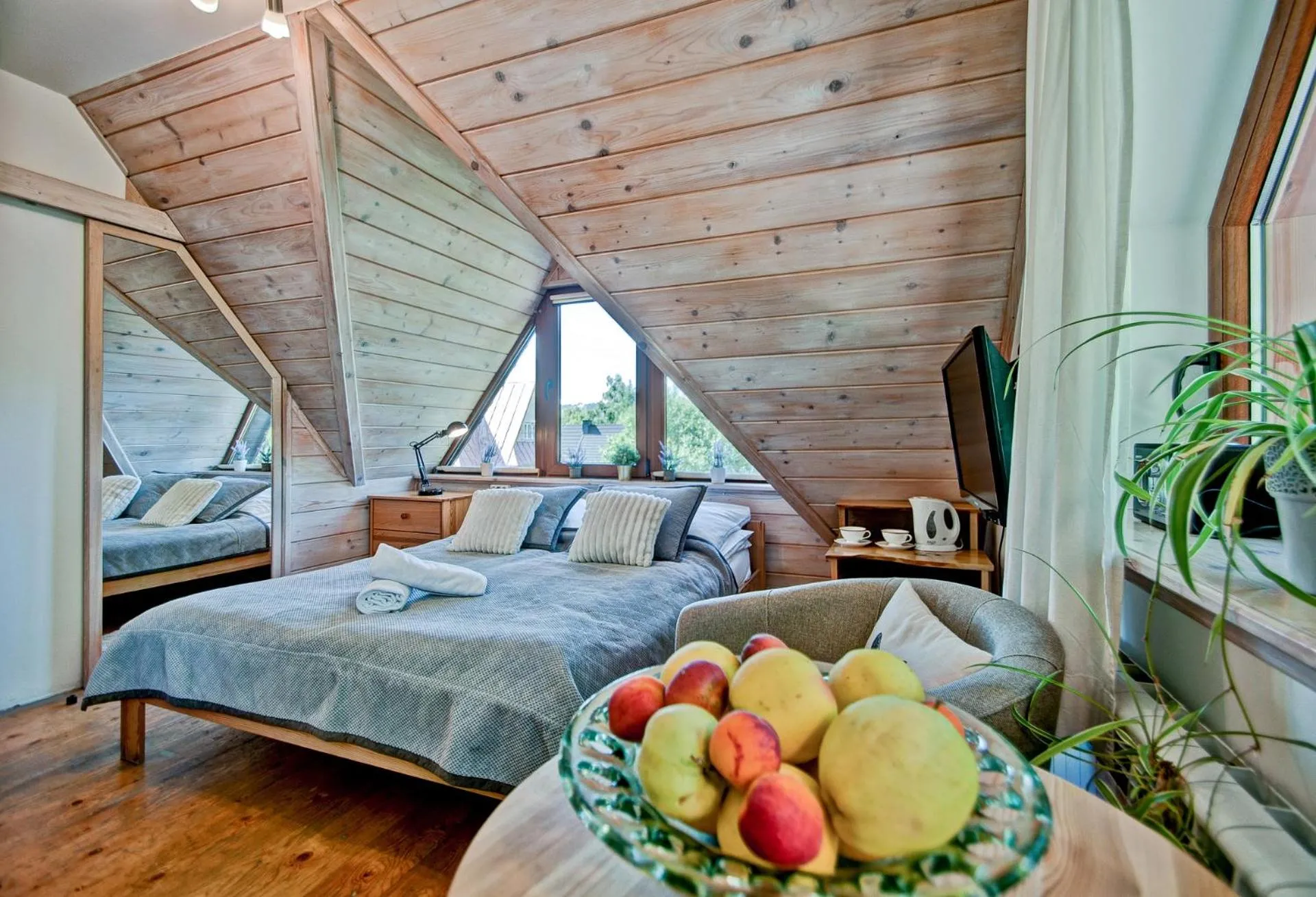 View (from property/room), Bed in Willa Weronika