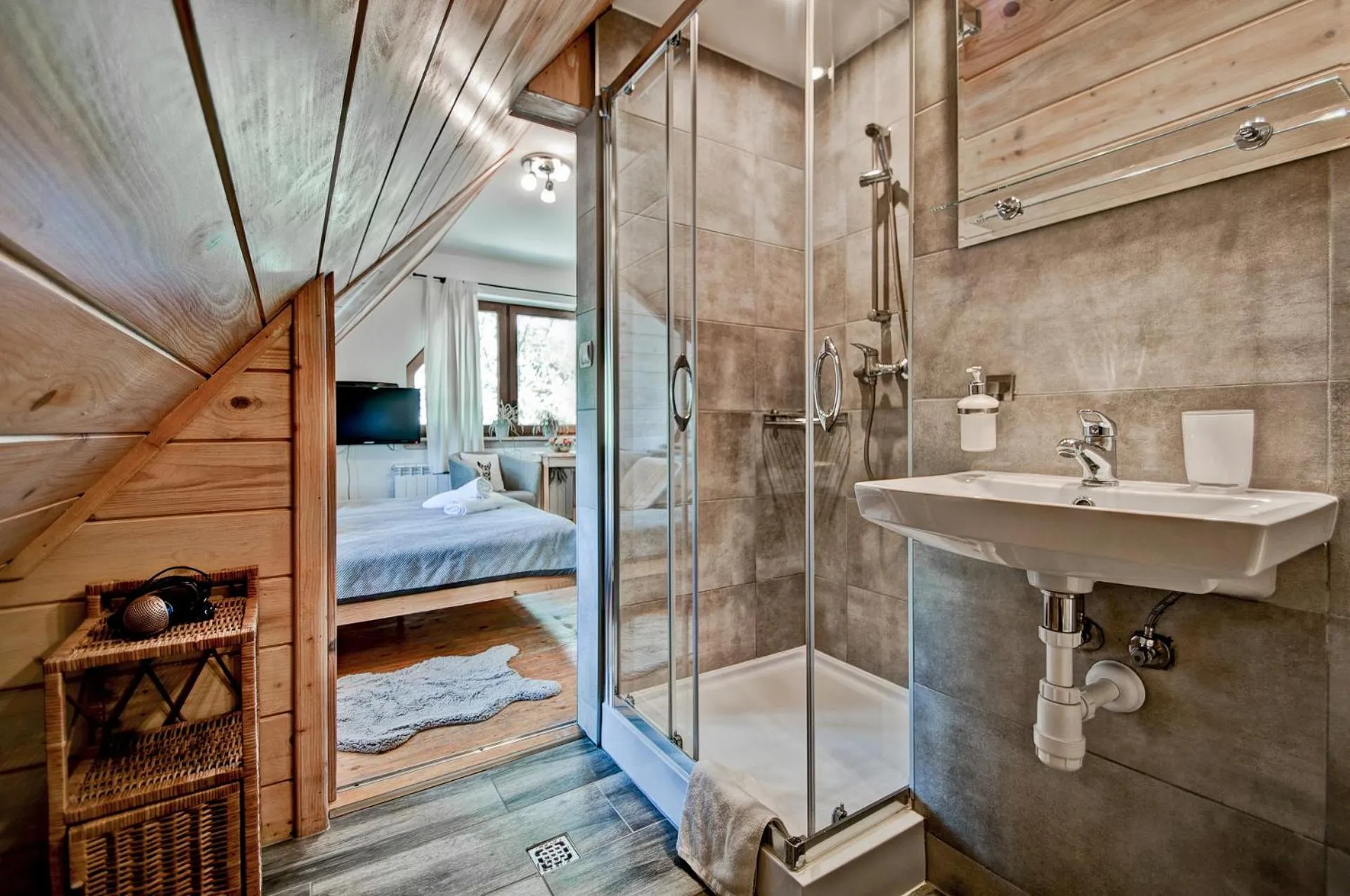 Bathroom, Bed in Willa Weronika