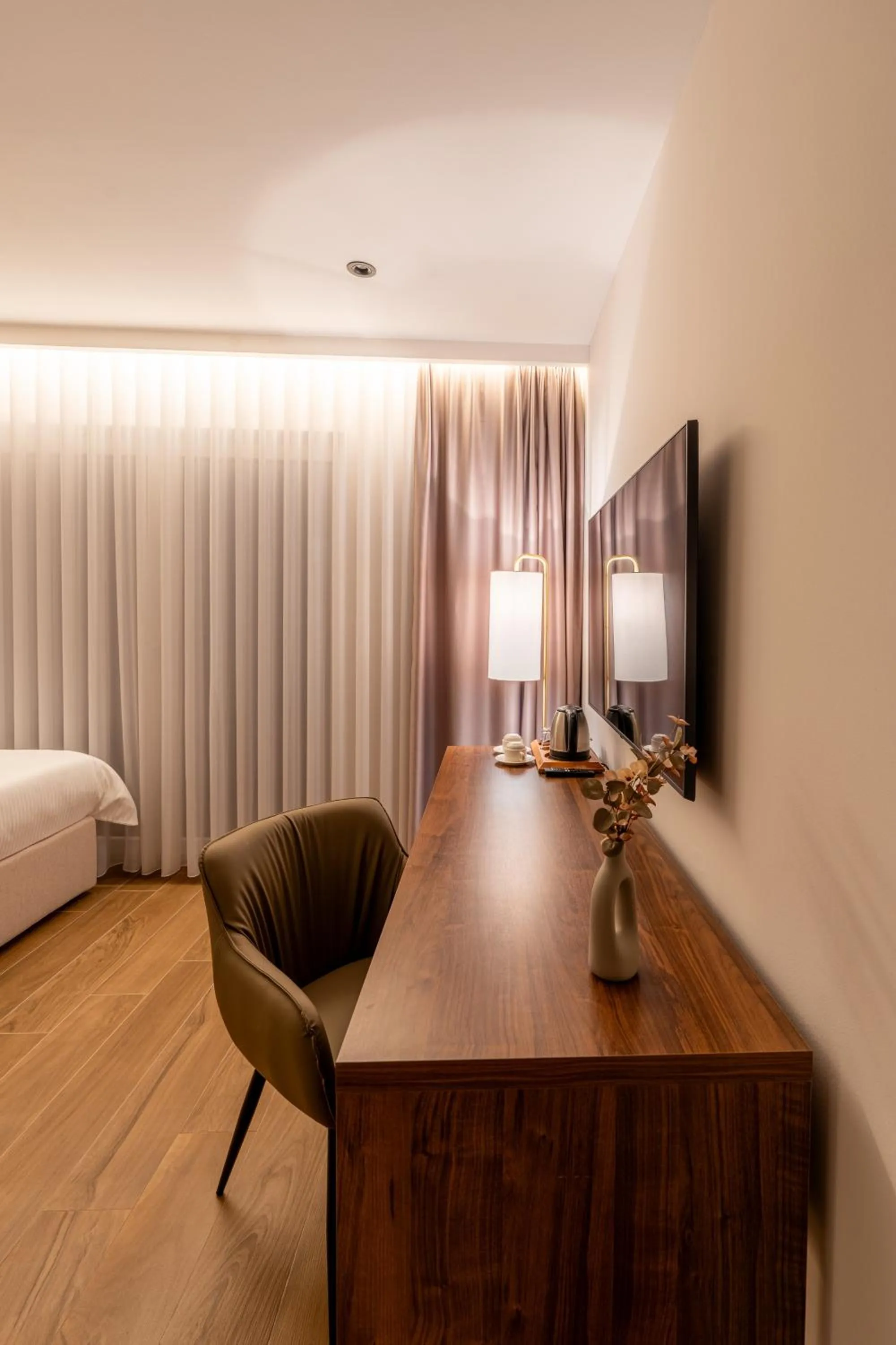 Bed in Ruby Hotel Prishtina