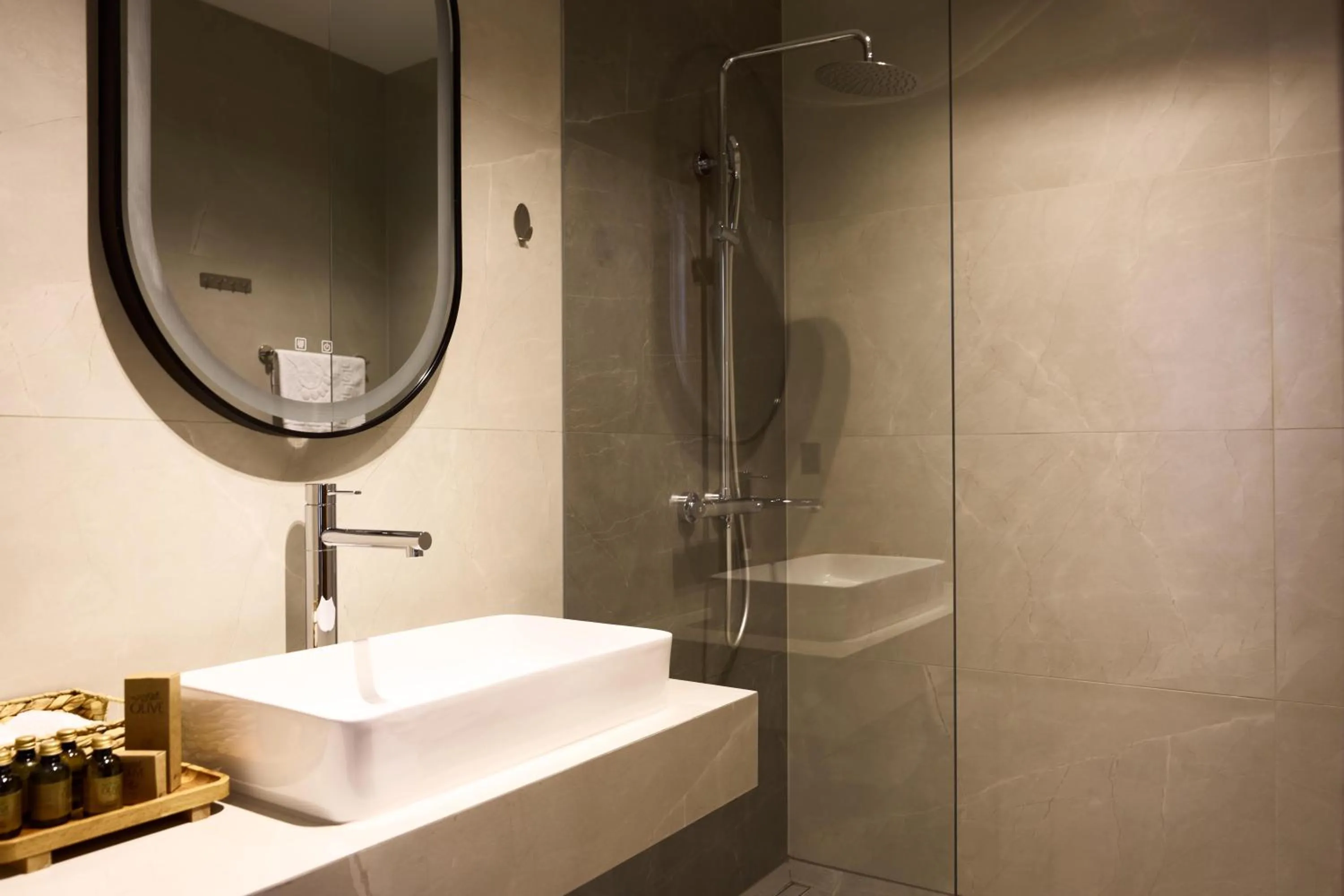 Bathroom in Ruby Hotel Prishtina