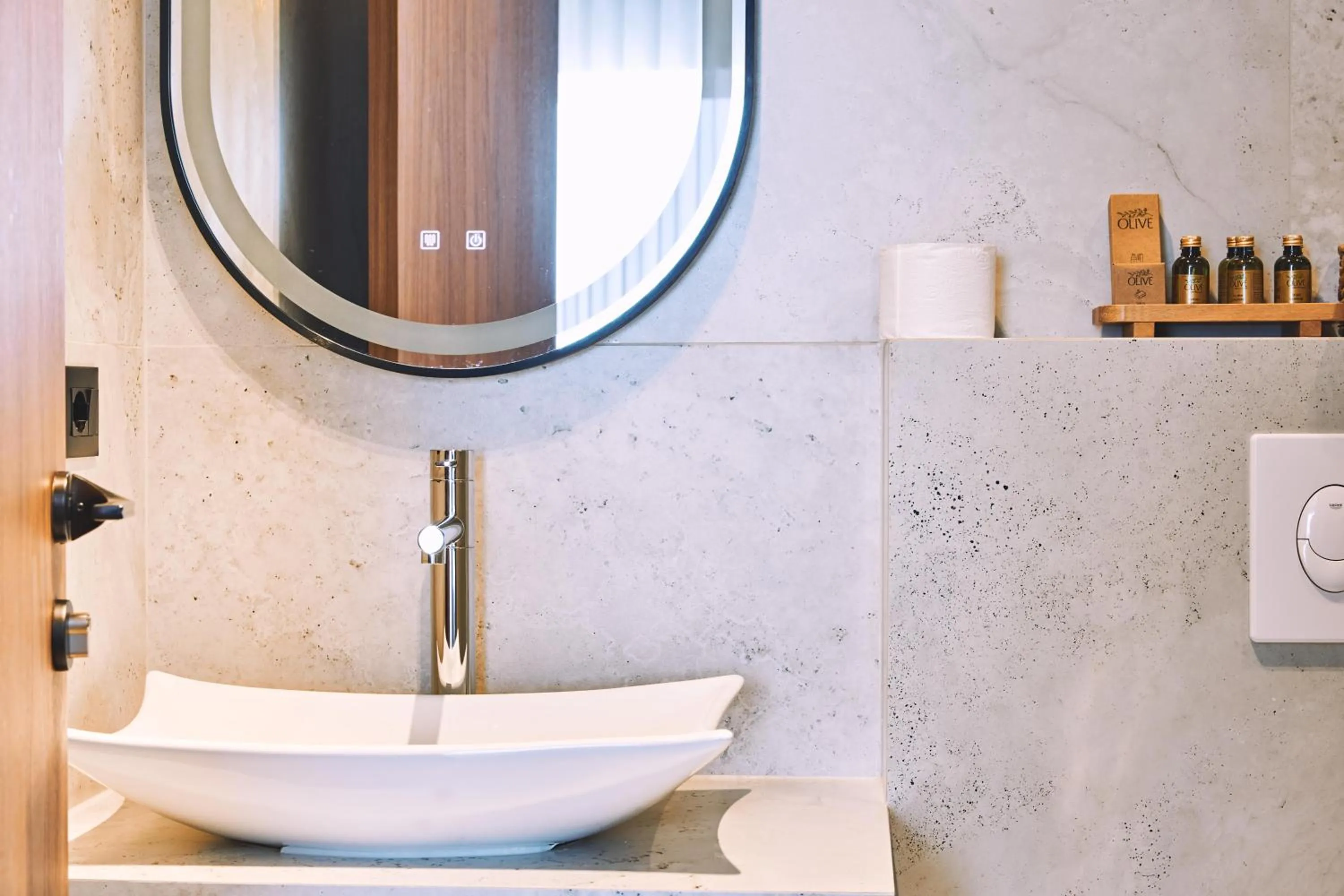 Bathroom in Ruby Hotel Prishtina