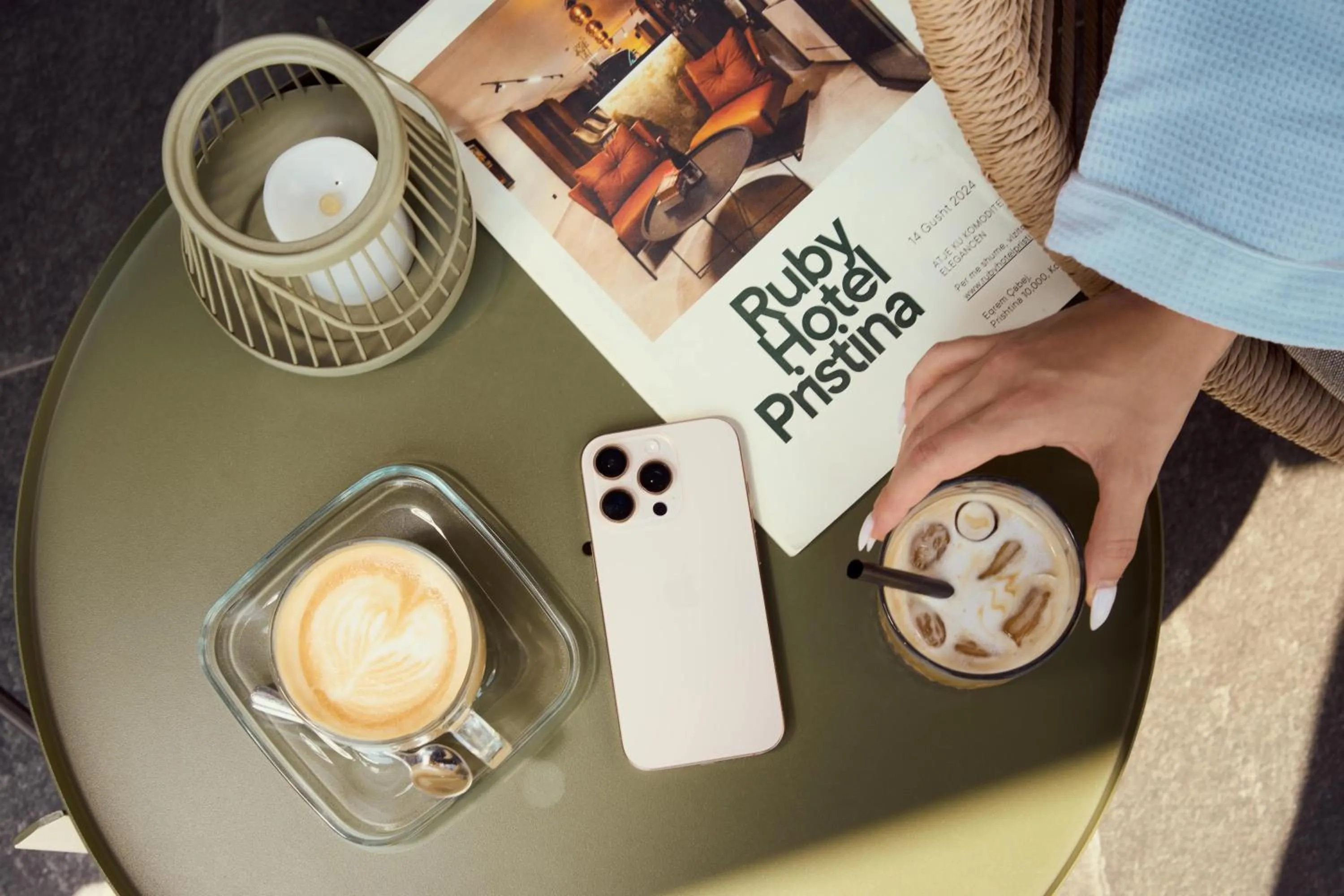 Lounge or bar in Ruby Hotel Prishtina