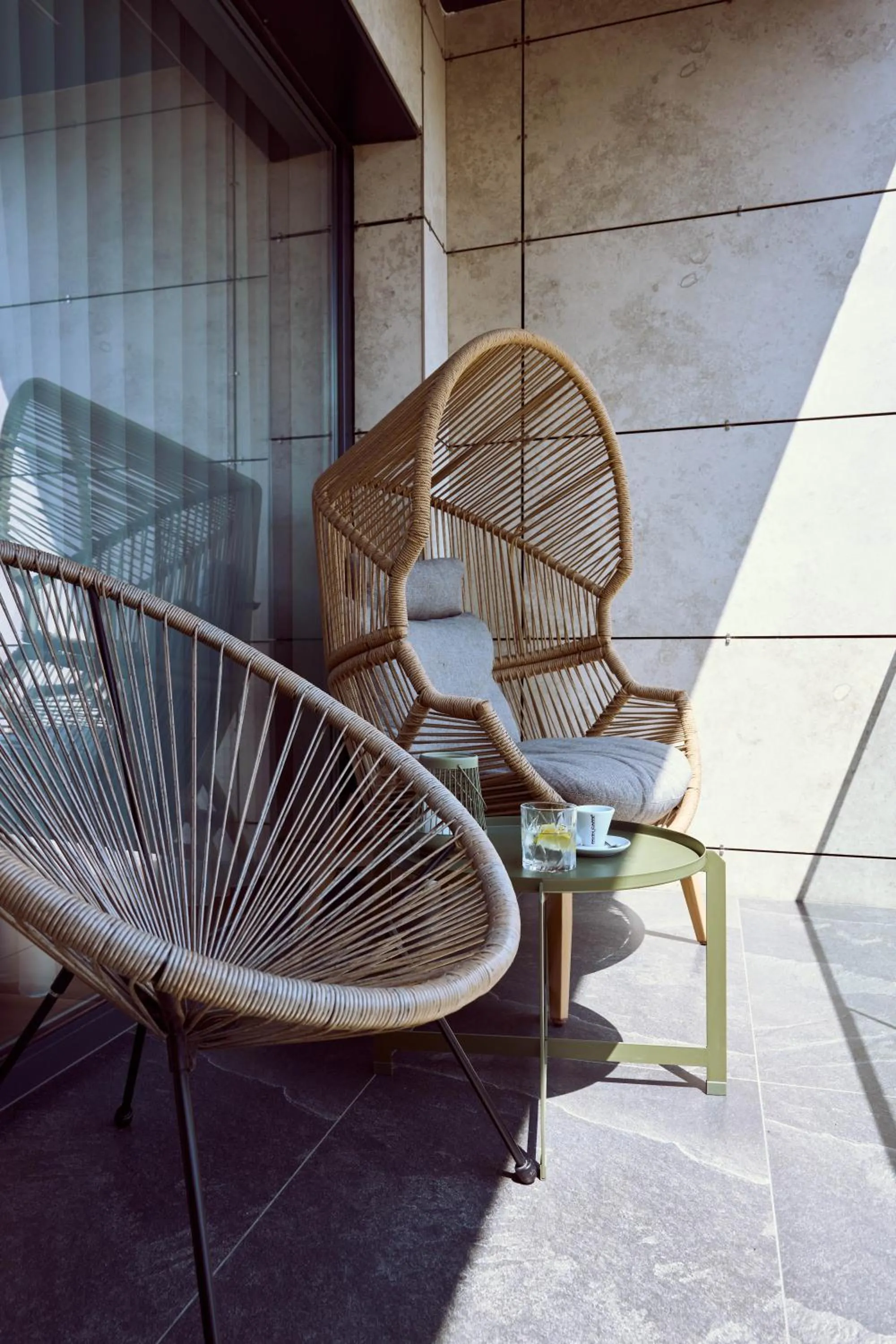 Balcony/Terrace in Ruby Hotel Prishtina