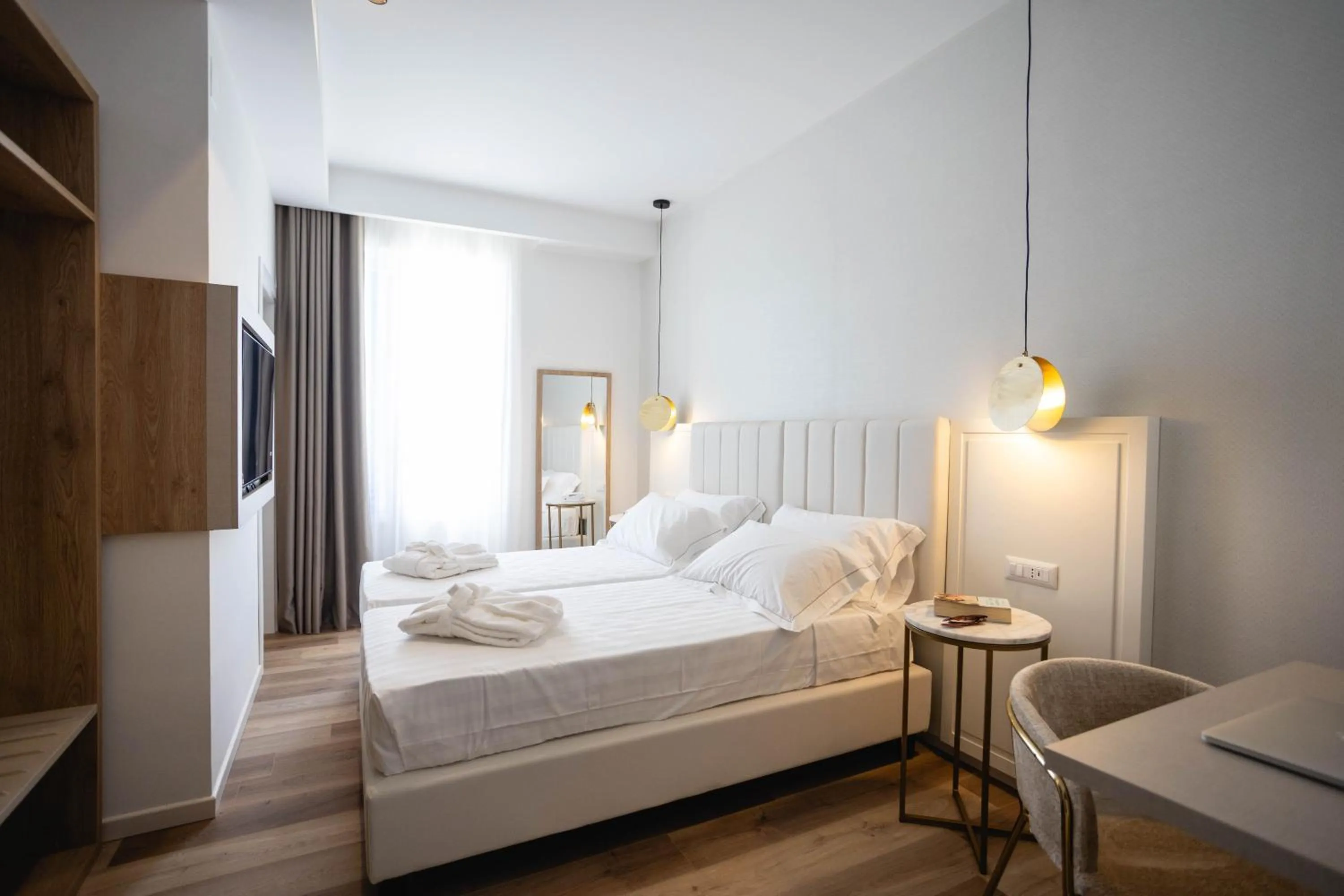 Bed in Mondello Glam Hotel & Terrace