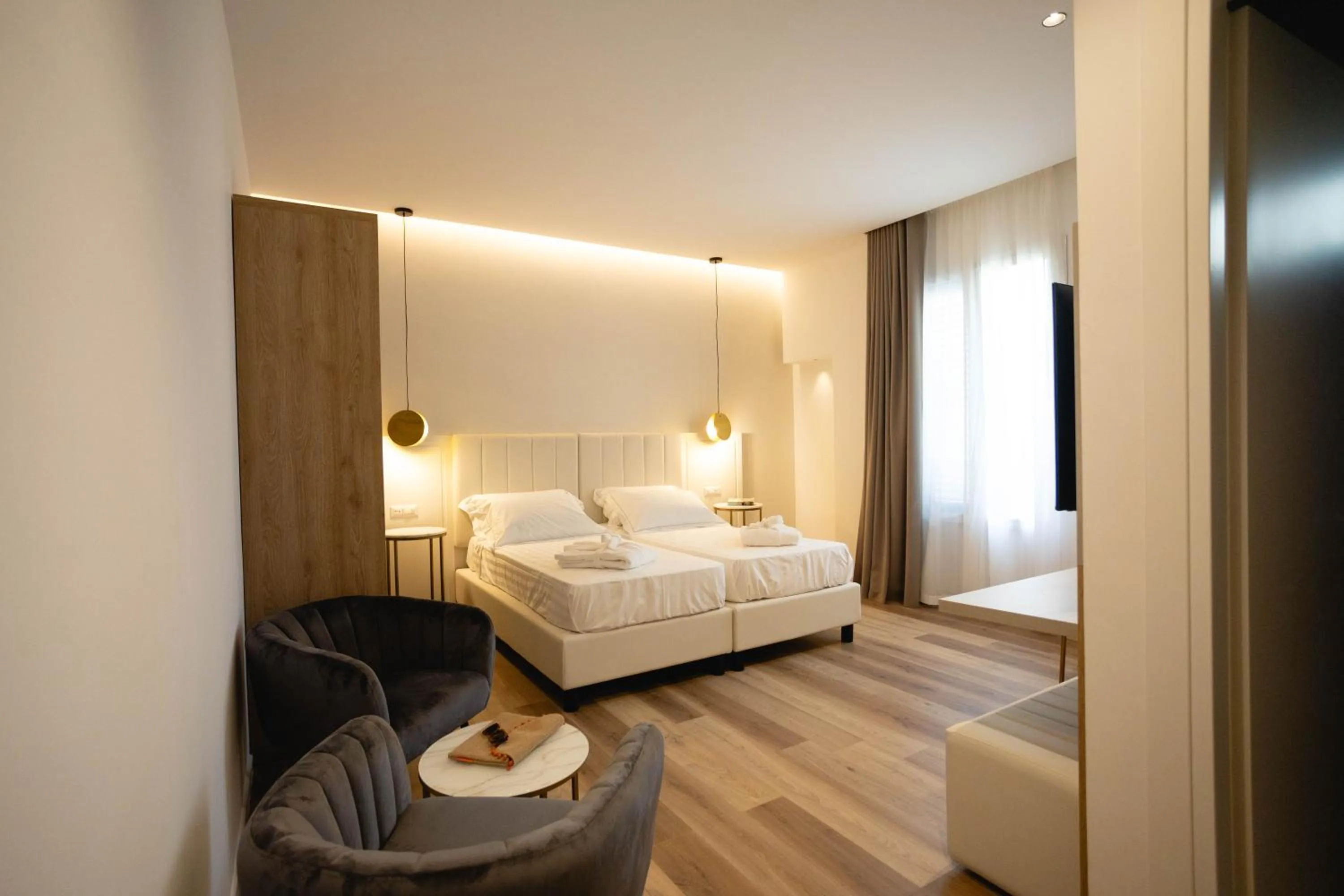 Bed in Mondello Glam Hotel & Terrace