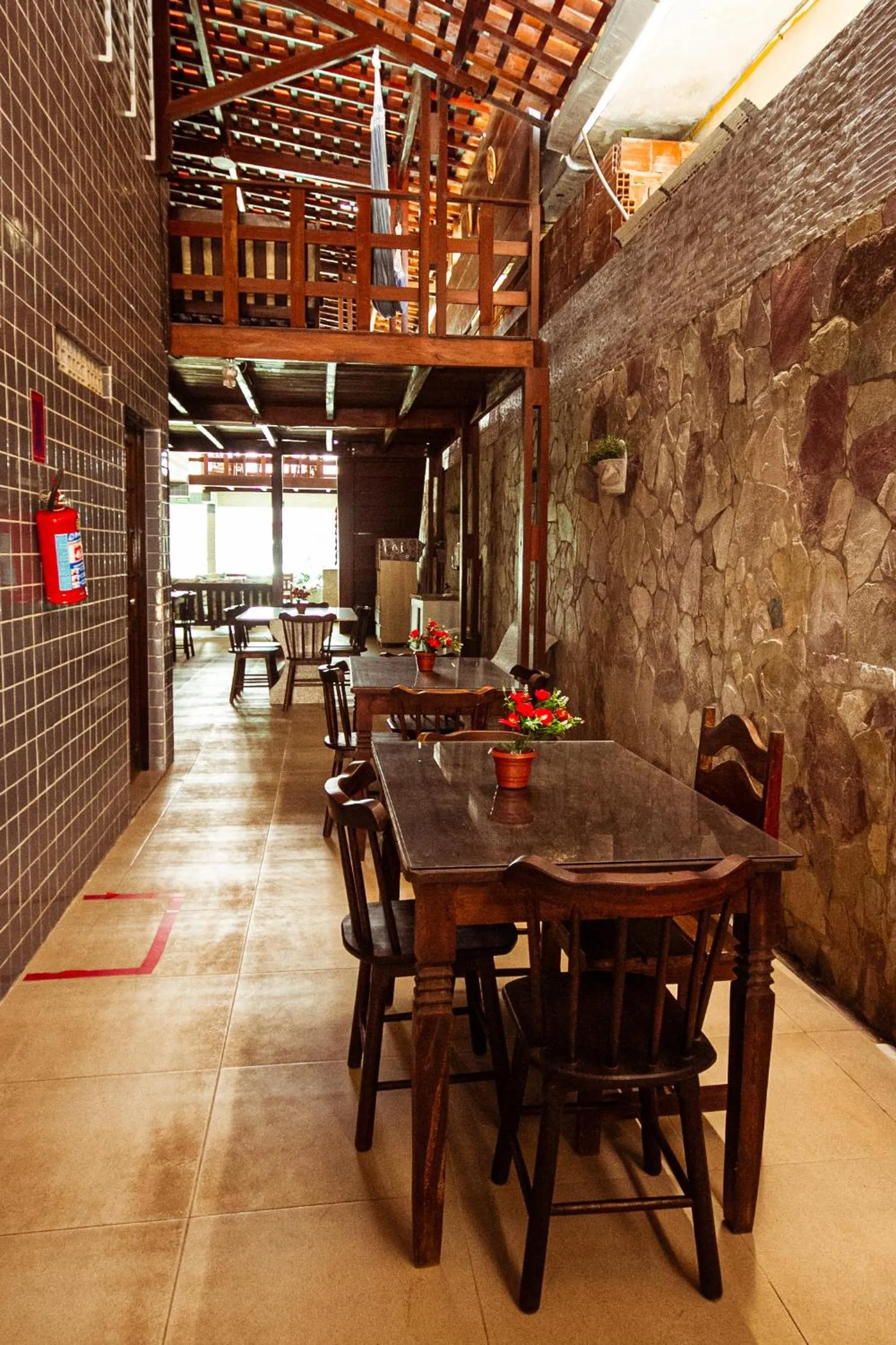 Dining area in Pousada Santa Fé
