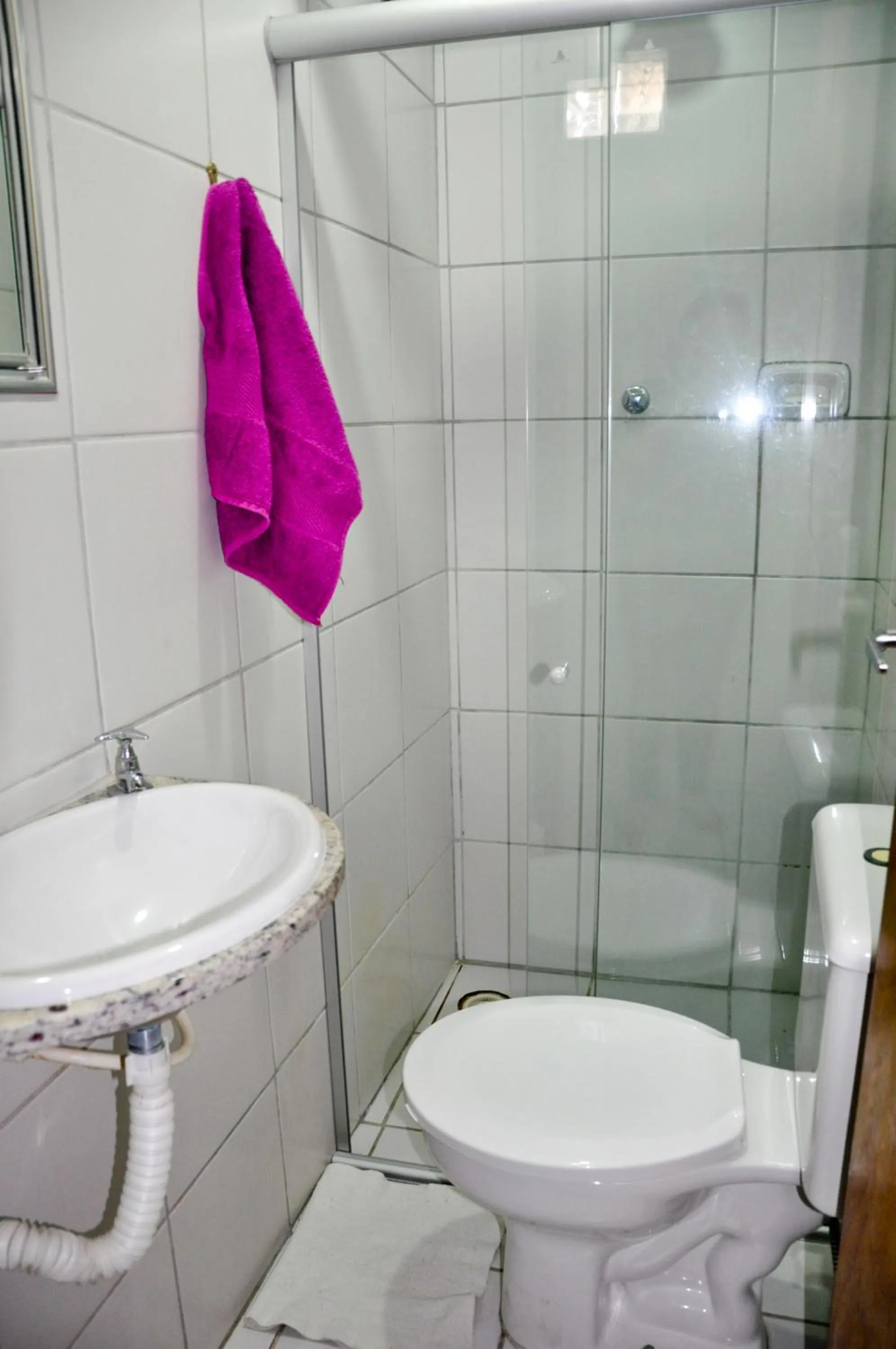 Bathroom in Pousada Santa Fé