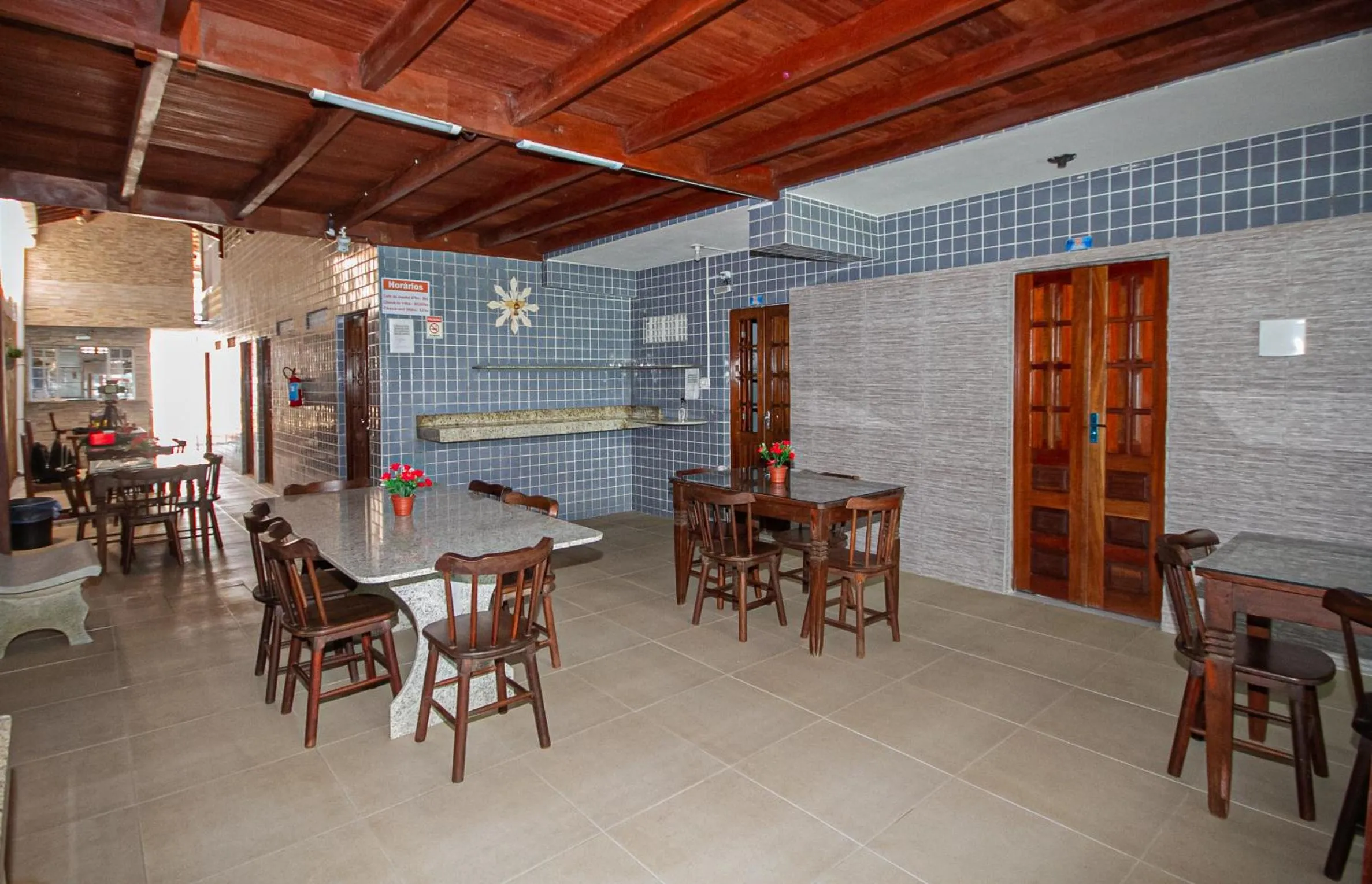 Dining area in Pousada Santa Fé