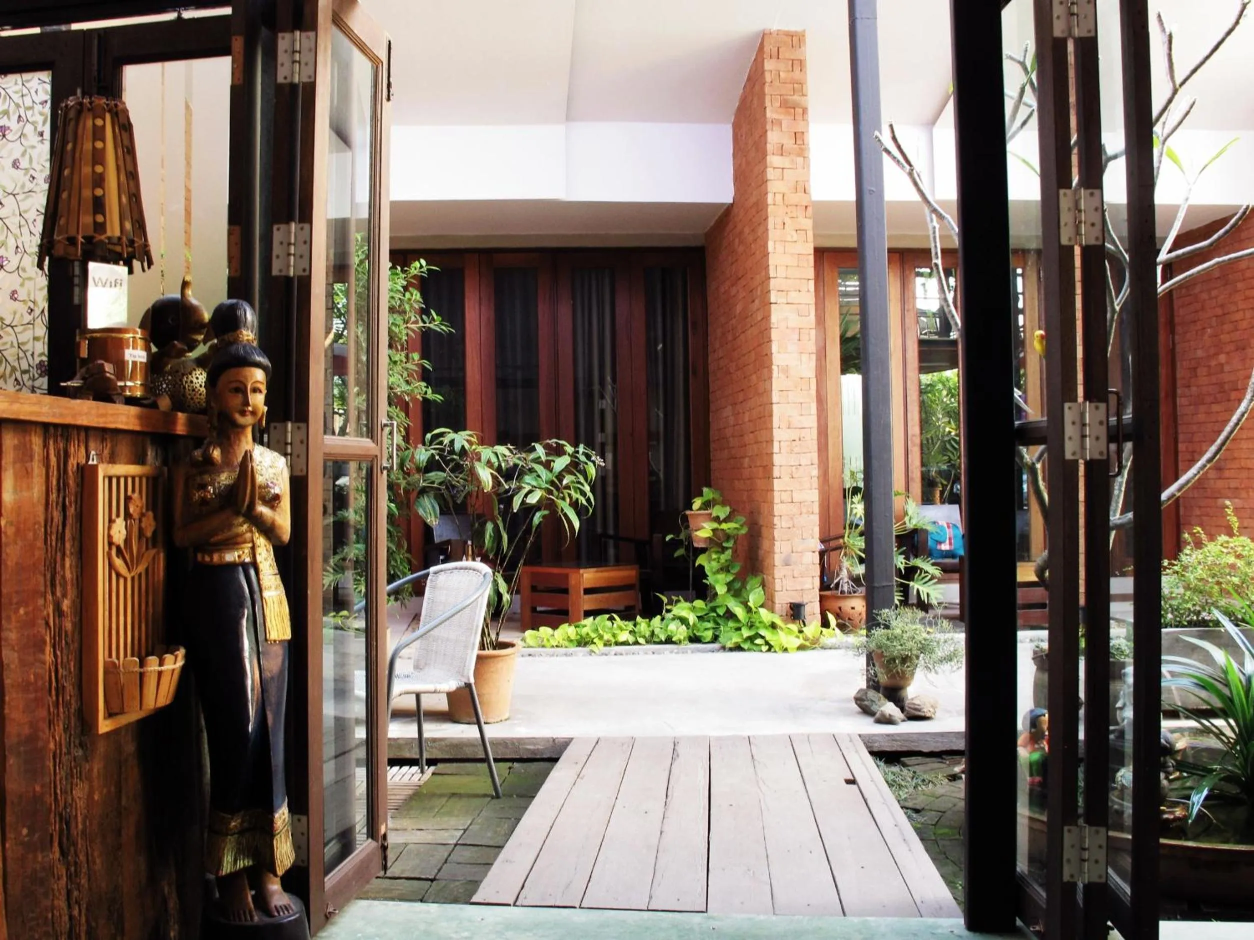 Patio in The White Elephant Home