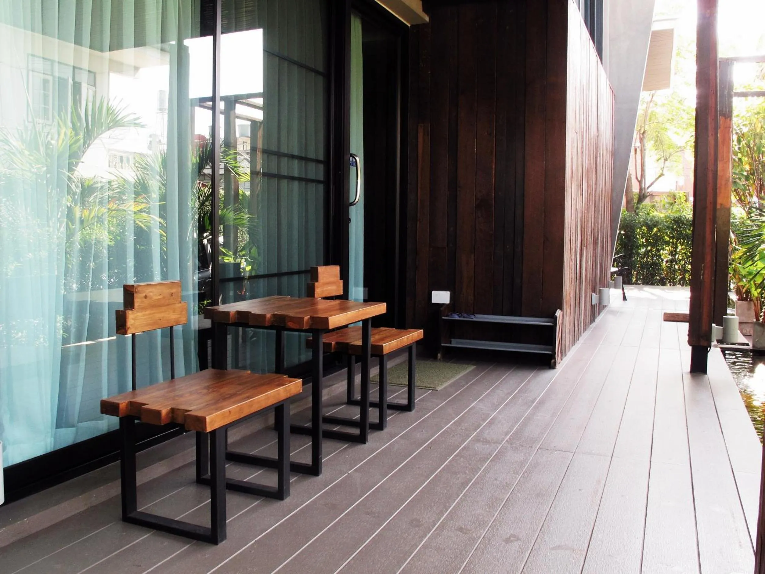 Patio in The White Elephant Home