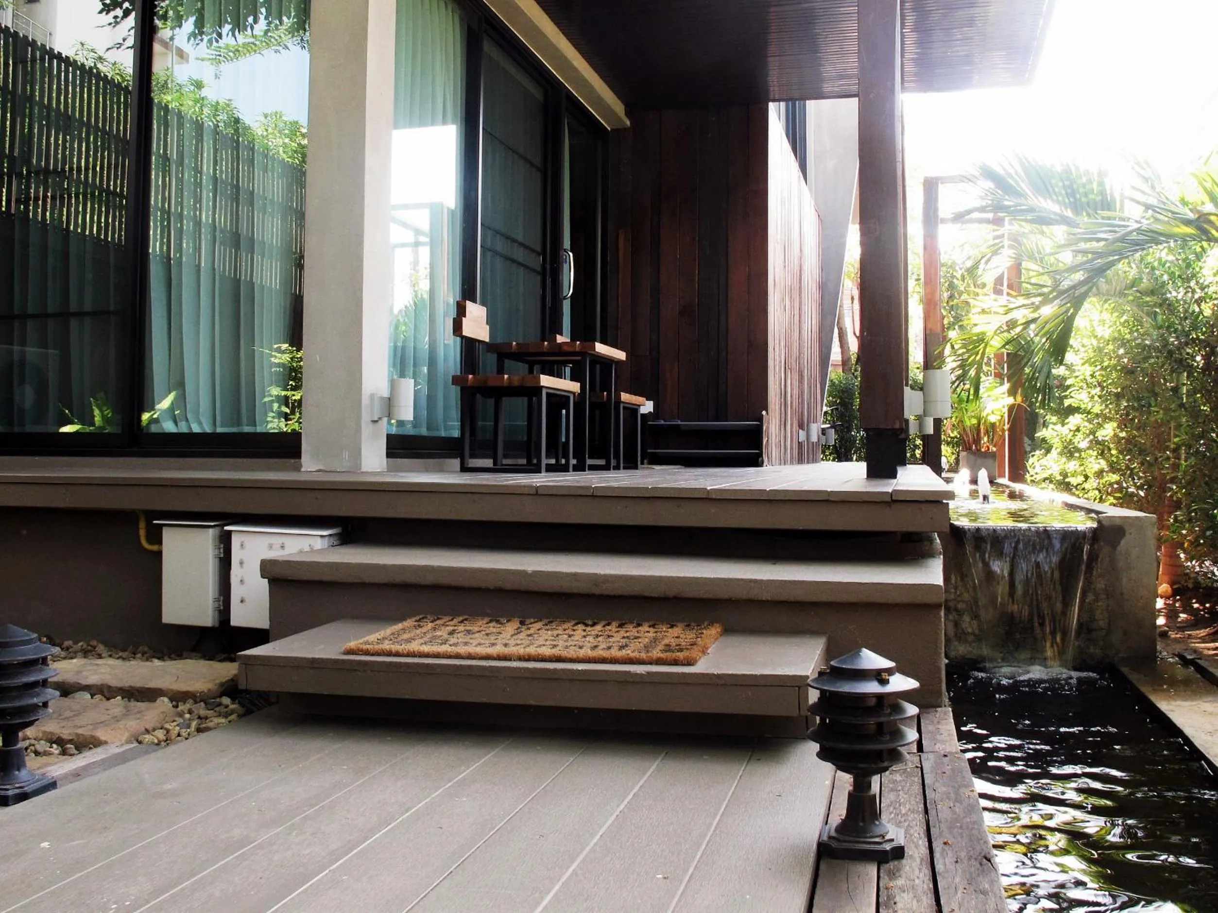 Patio in The White Elephant Home