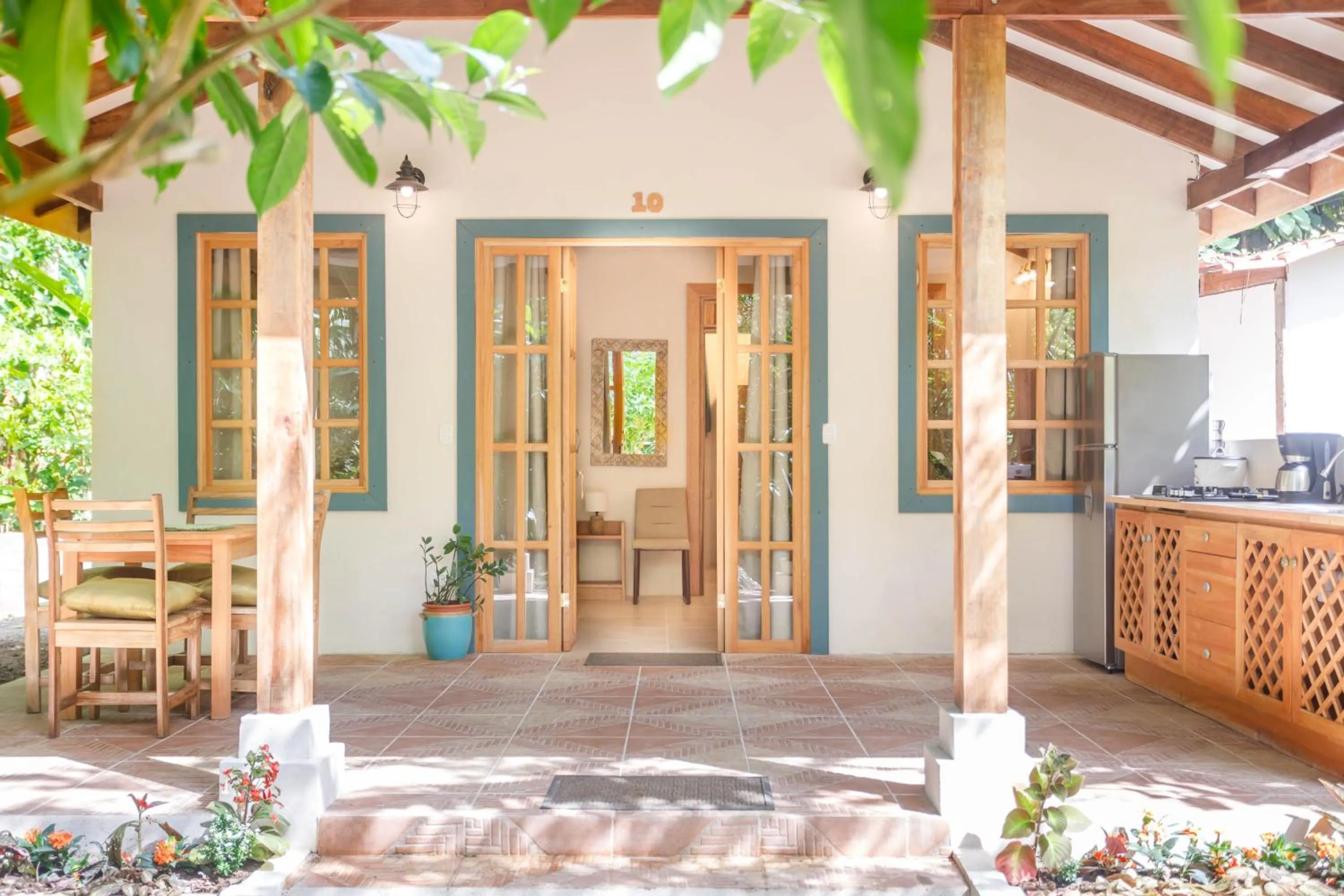 Patio in Hotel Casa Merlin