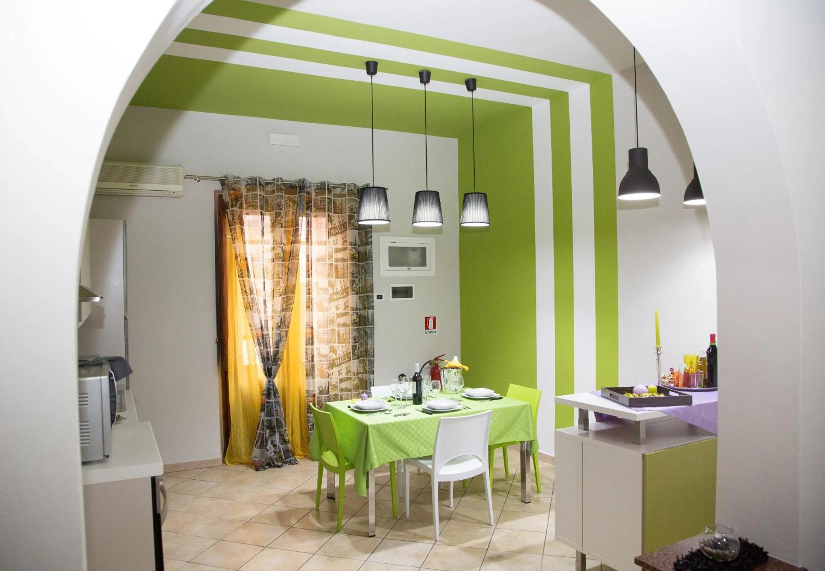 Kitchen or kitchenette in Stella Maris Case Vacanze