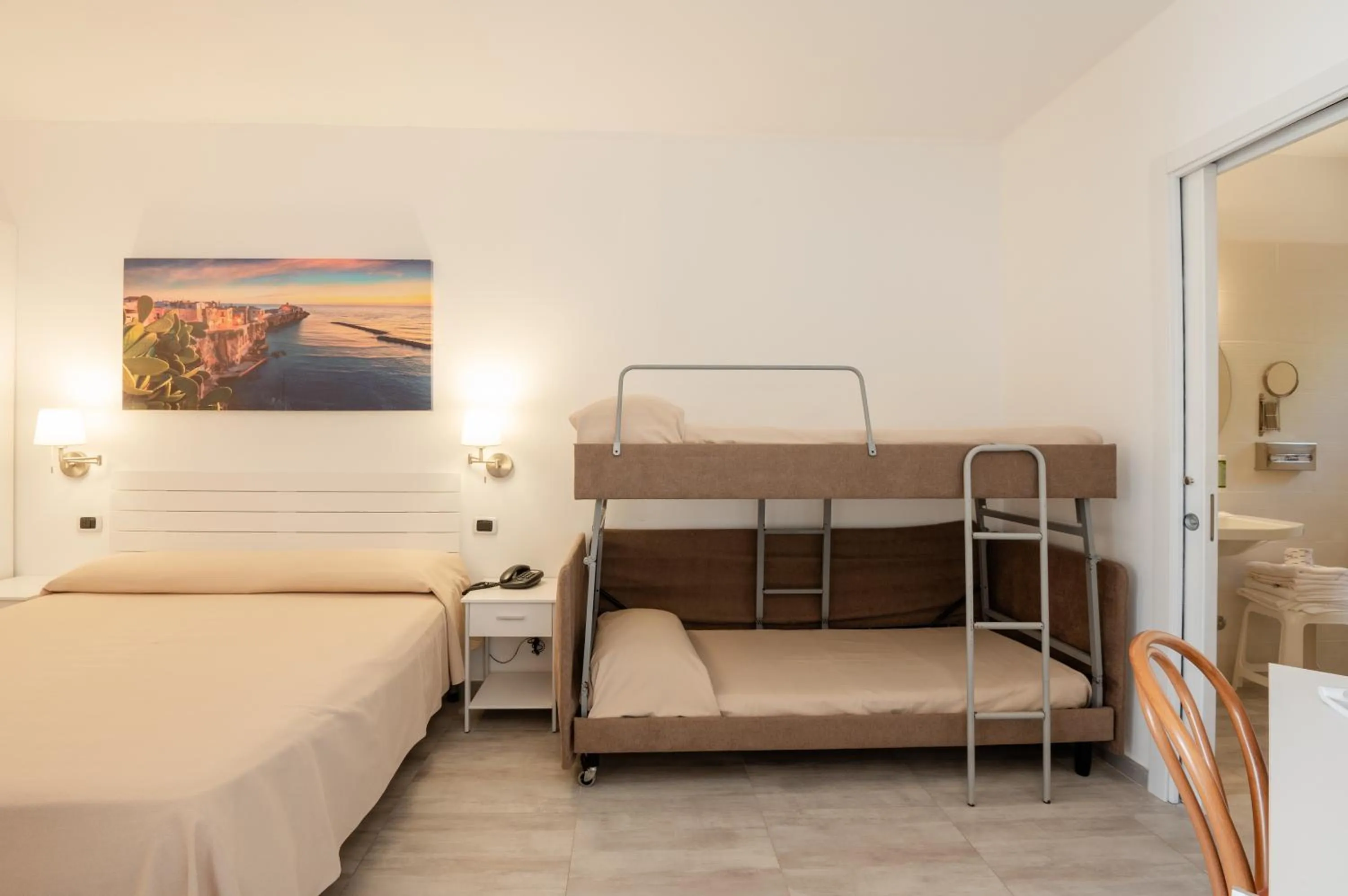 Bed in Garden Hotel Ripa