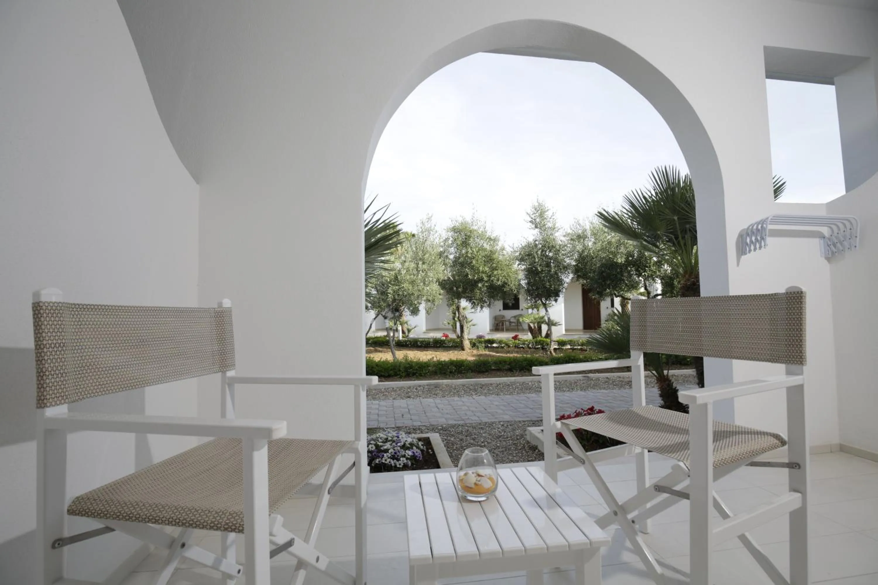 Patio in Garden Hotel Ripa