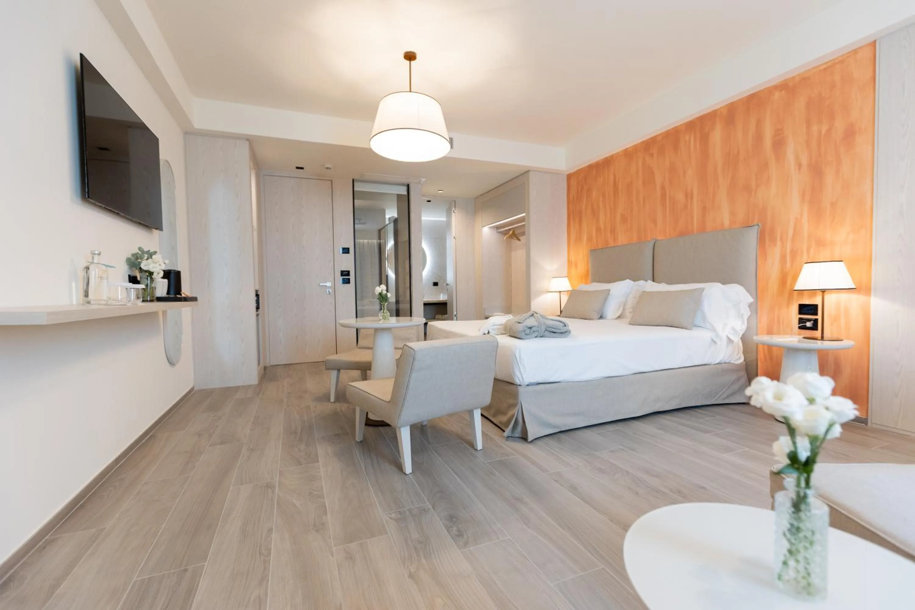 Bed in UNA HOTELS Tenuta Contessa Farm & SPA Cosenza