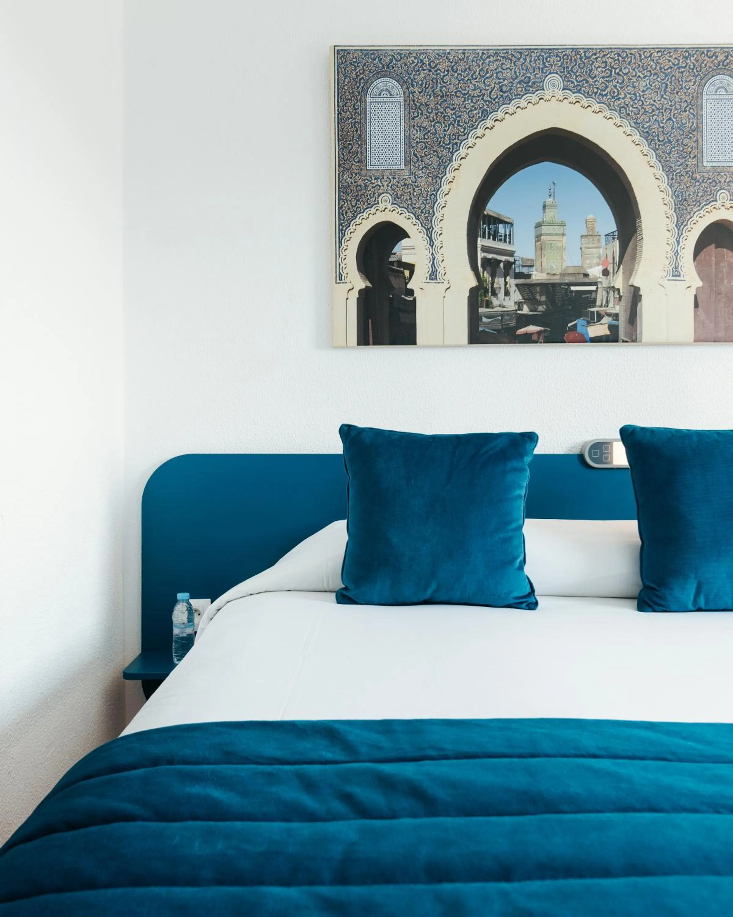 Decorative detail, Bed in MIA Urban Fès