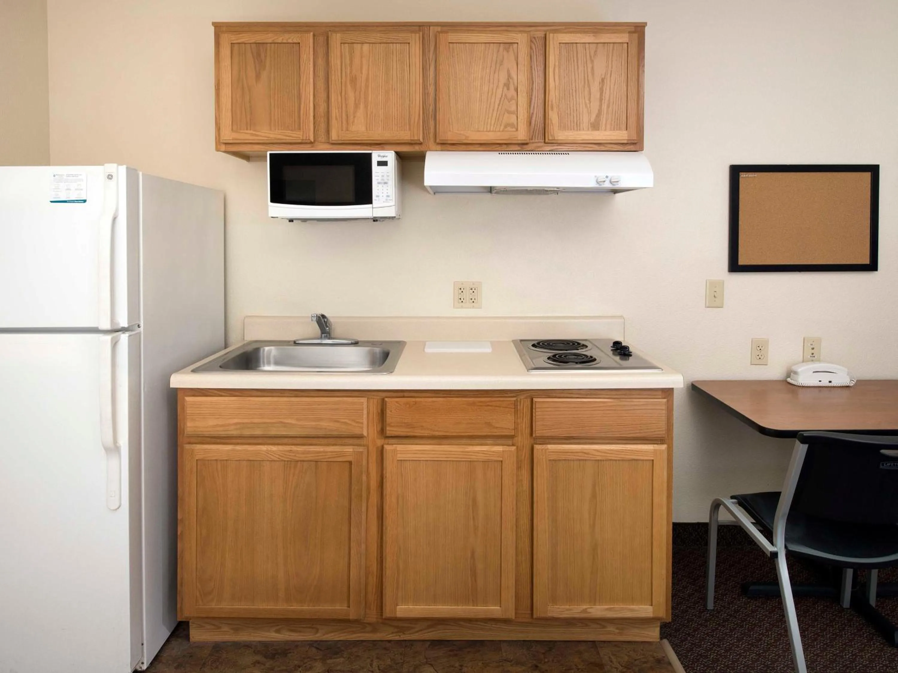Kitchen or kitchenette in WoodSpring Suites San Antonio North Live Oak I-35