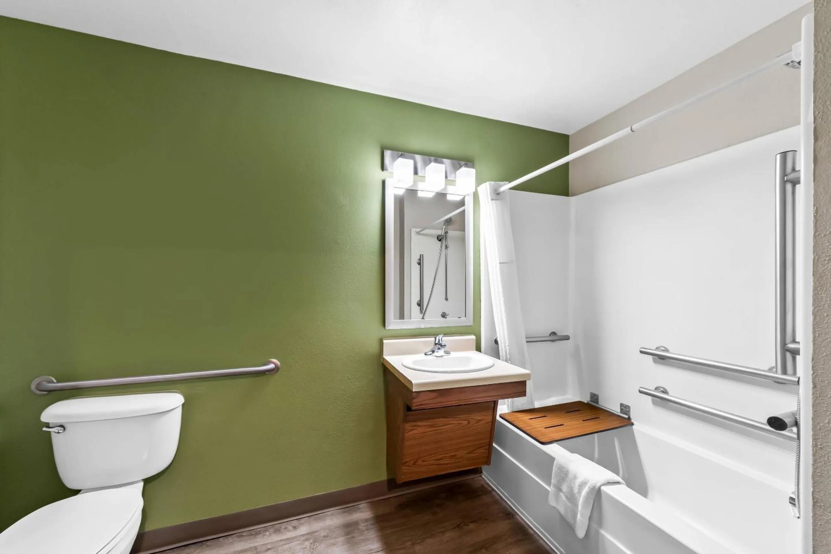 Bedroom in WoodSpring Suites San Antonio South