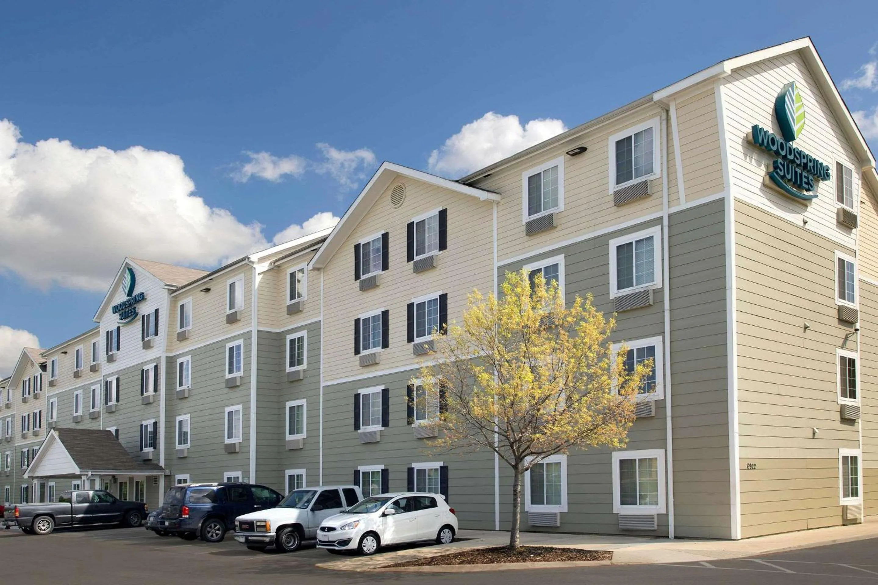 Property building in WoodSpring Suites San Antonio Fort Sam