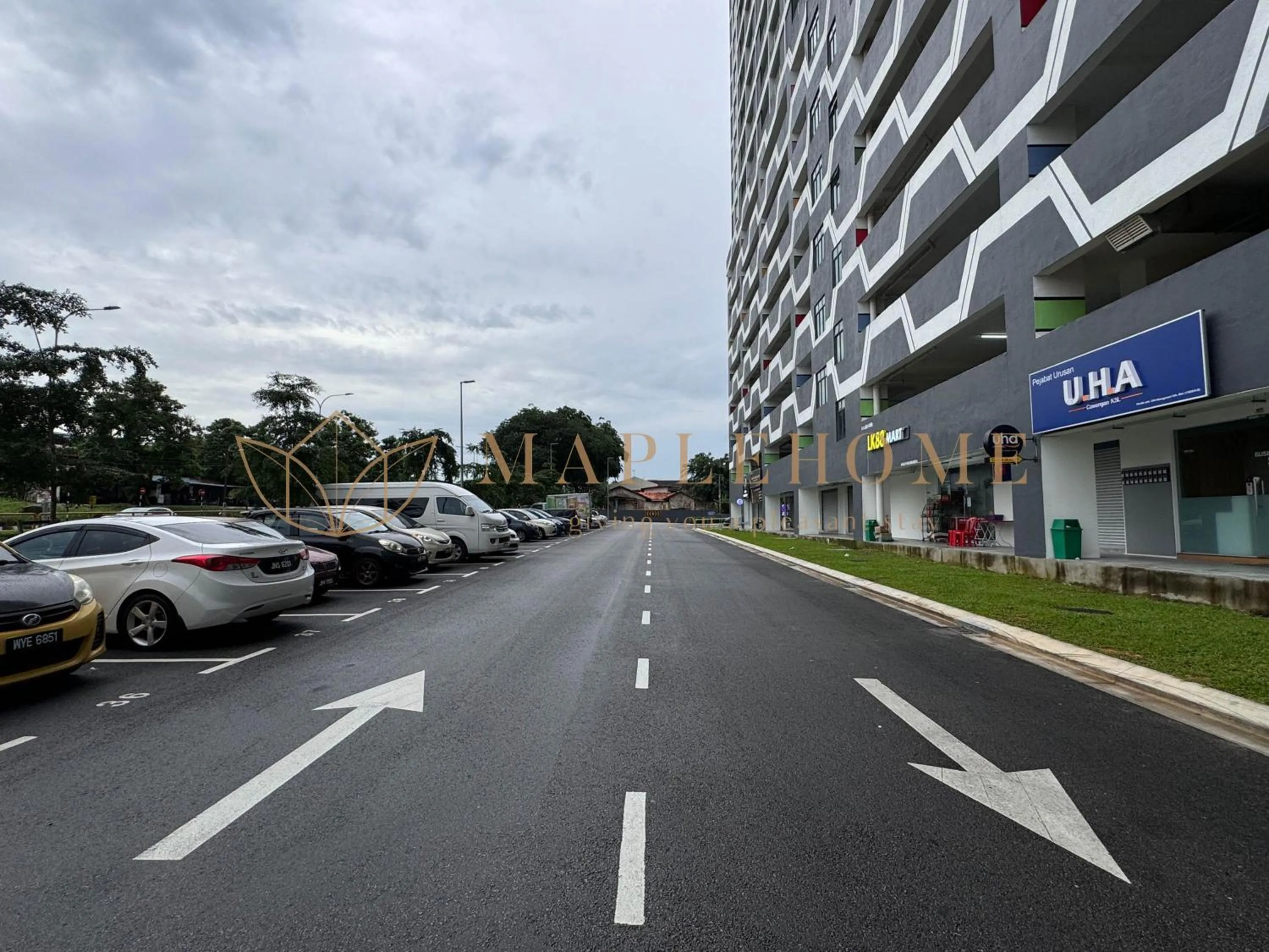 Street view in KSL Residences 2 Premier Suites Johor Bahru