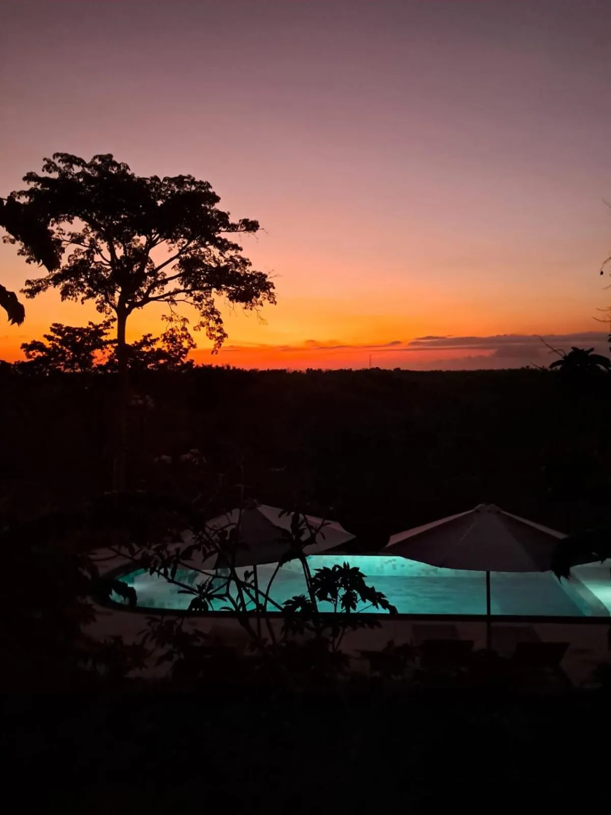 Swimming pool in Kubuhill Sunset Bungalow