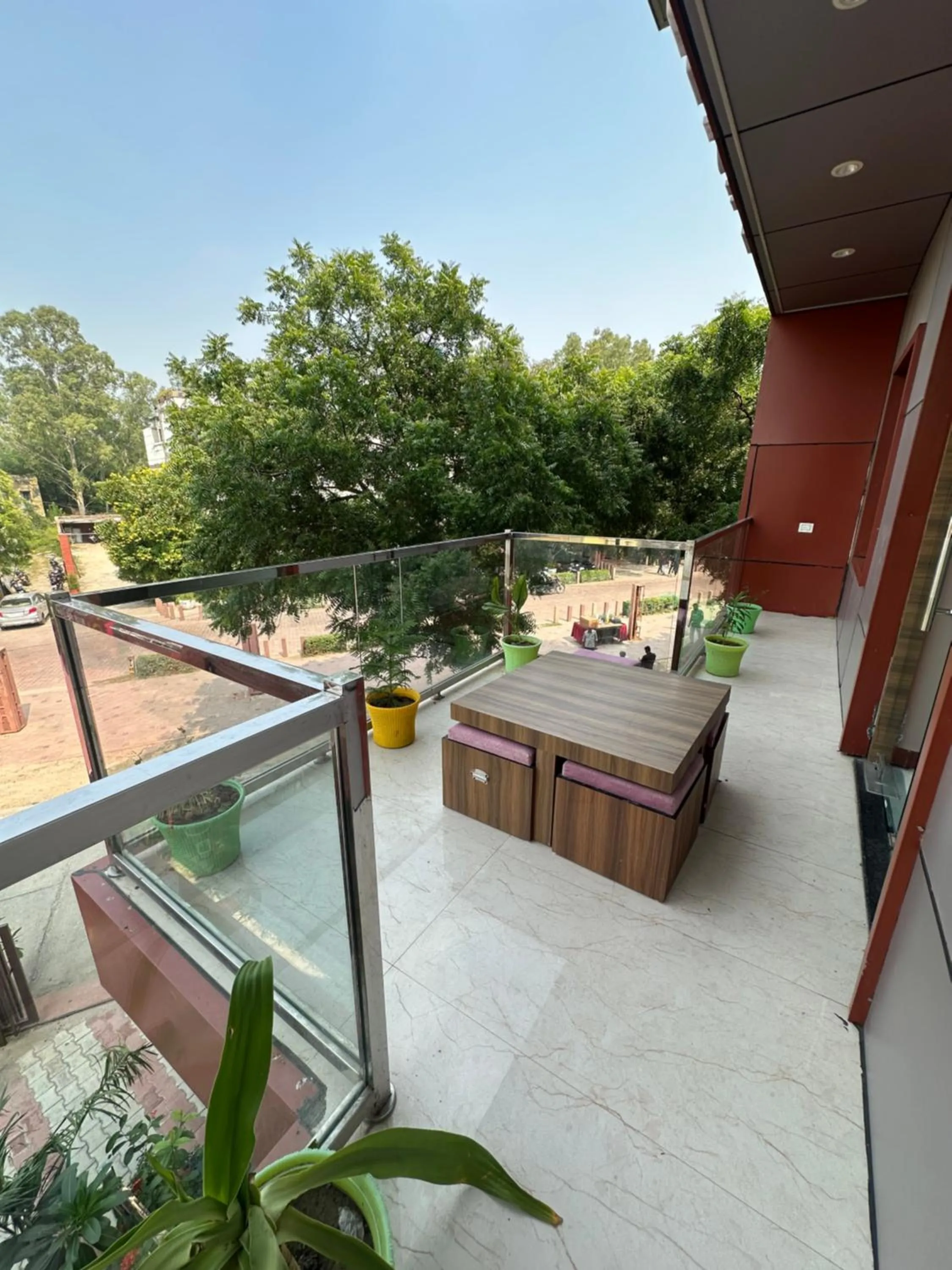 Seating area in Hotel Dev Vilas , Agra