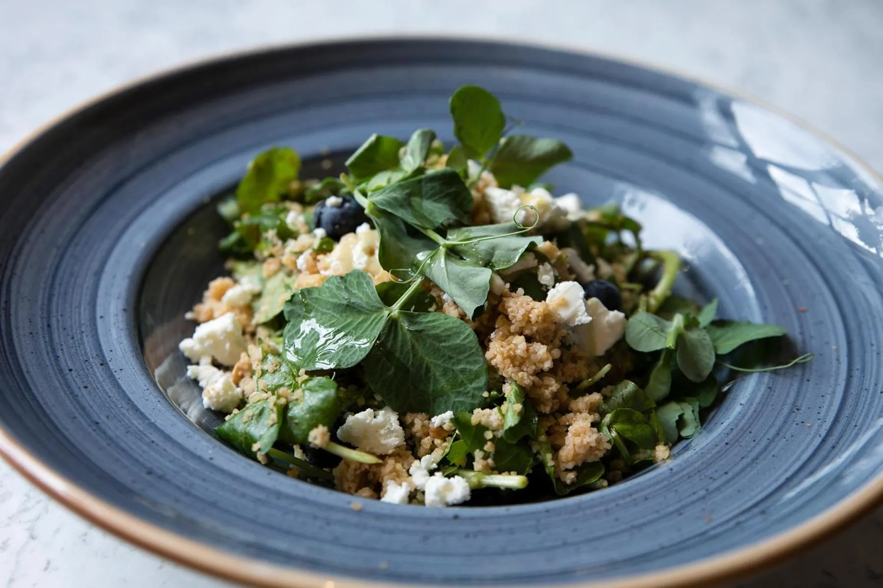 Food close-up in The Fox & Goose Hotel