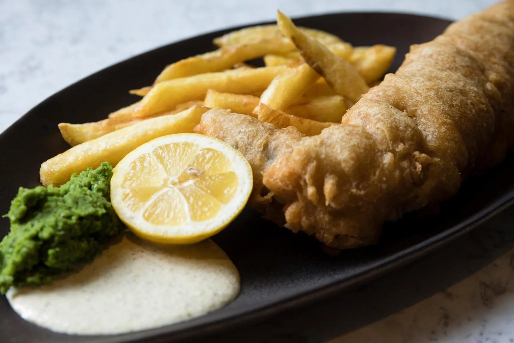 Food close-up in The Fox & Goose Hotel