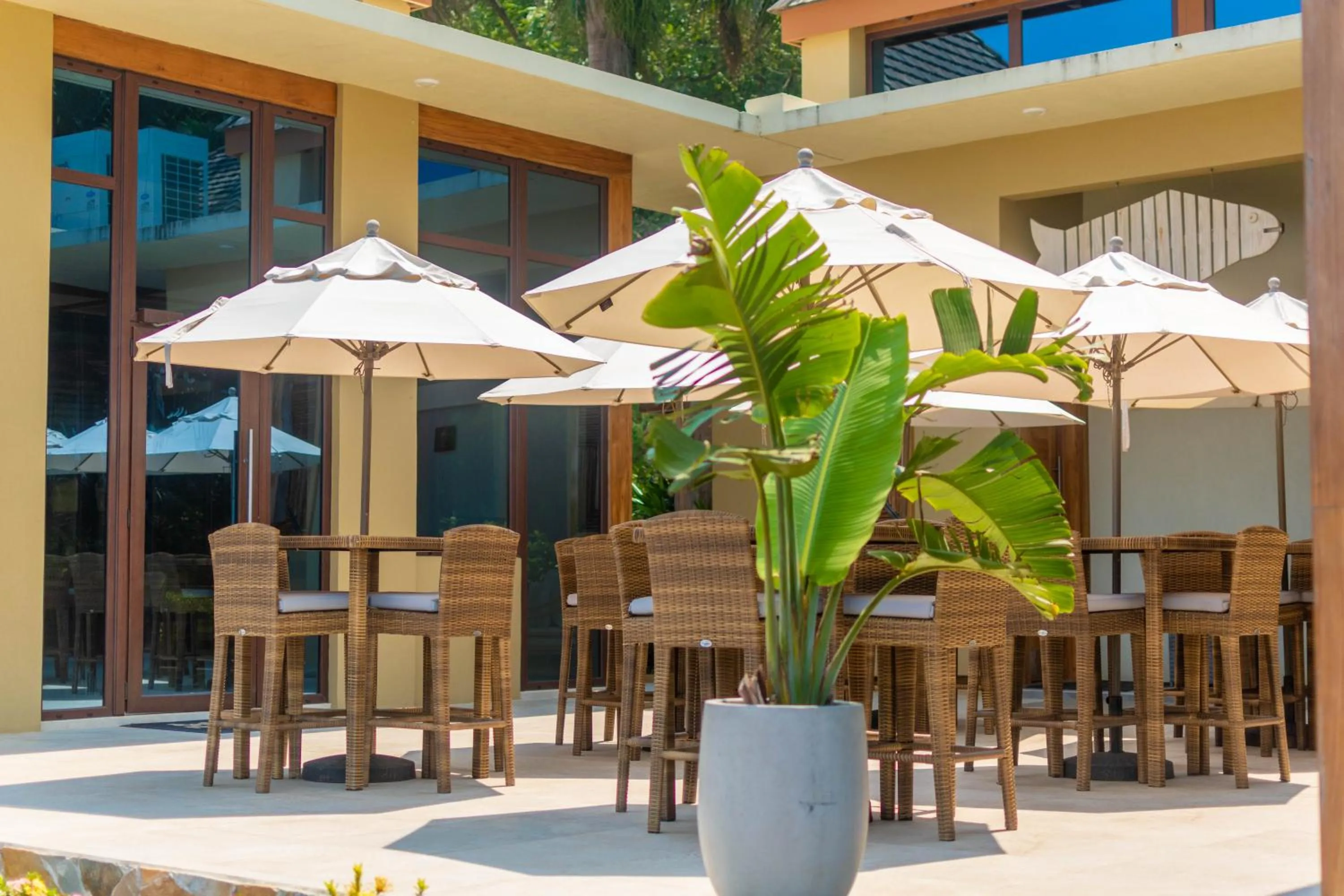 Patio in Anthony's Key Resort