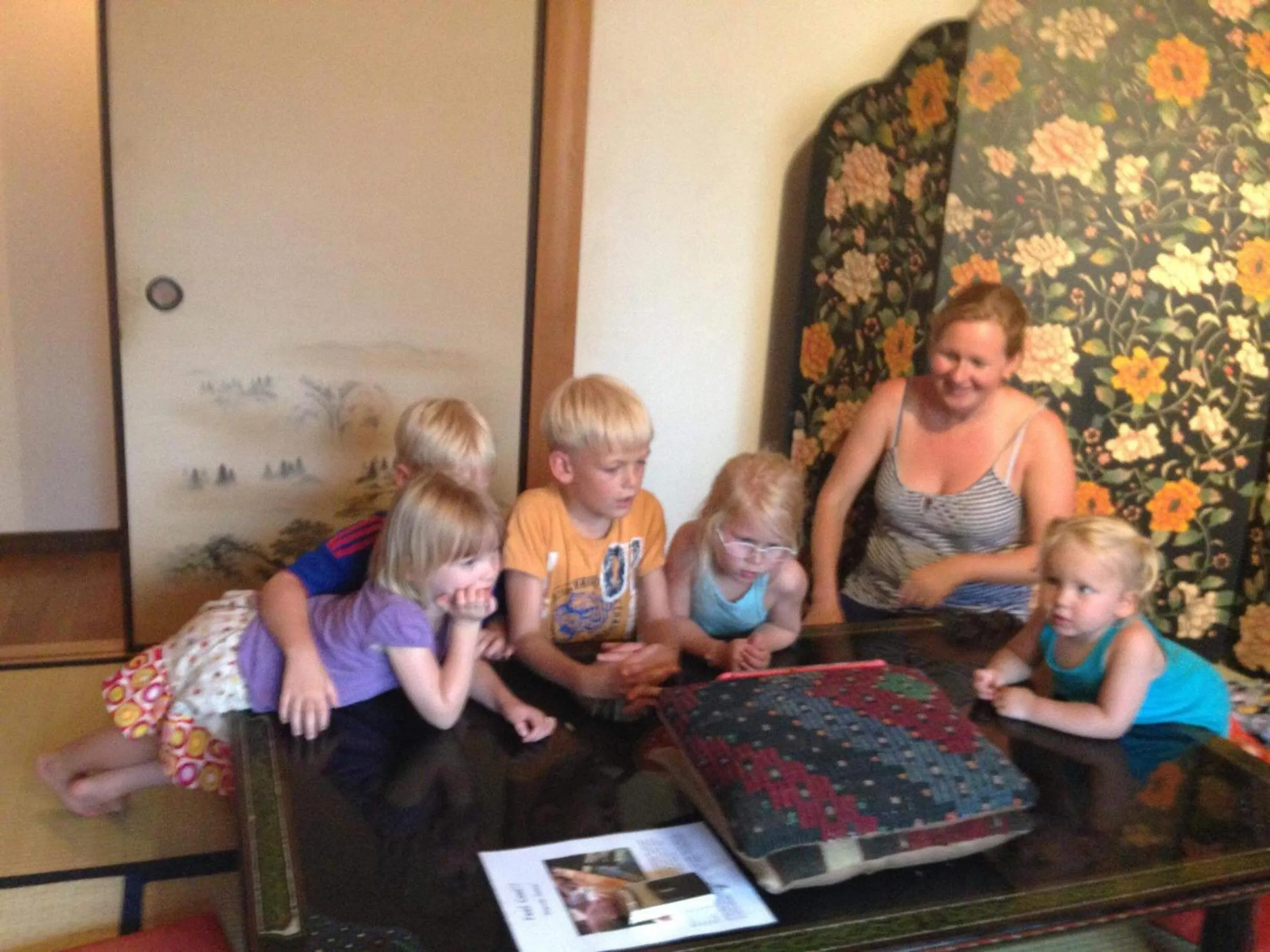 Communal lounge/ TV room in Hostel Yume-Nomad Kobe