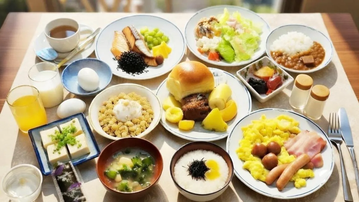 Breakfast in Bellevue Garden Hotel Kansai International Airport