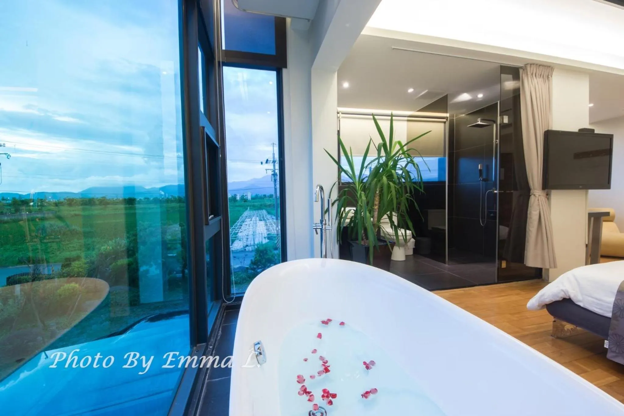 Bed in Han-Shian Boutique B&B