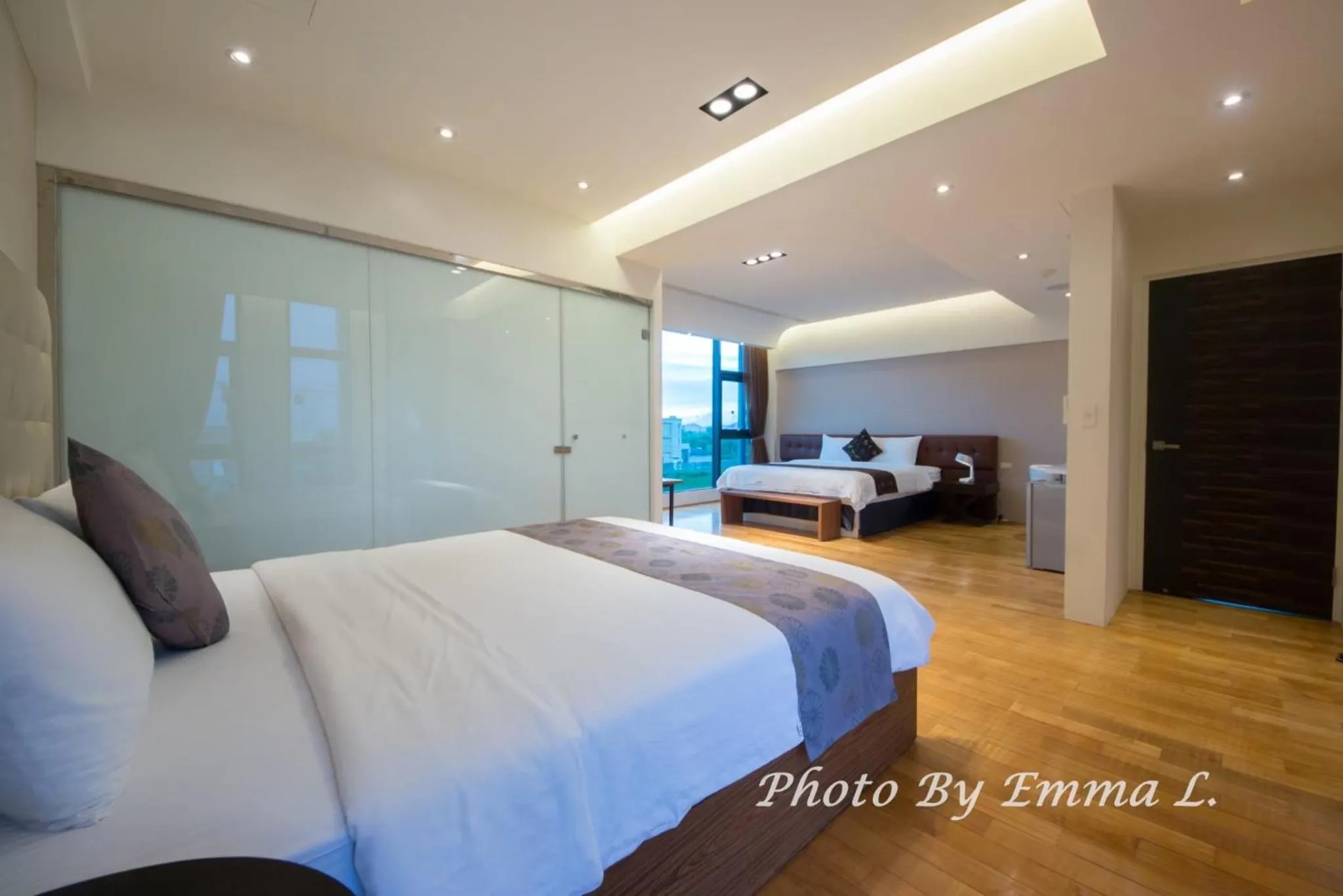 Bed in Han-Shian Boutique B&B