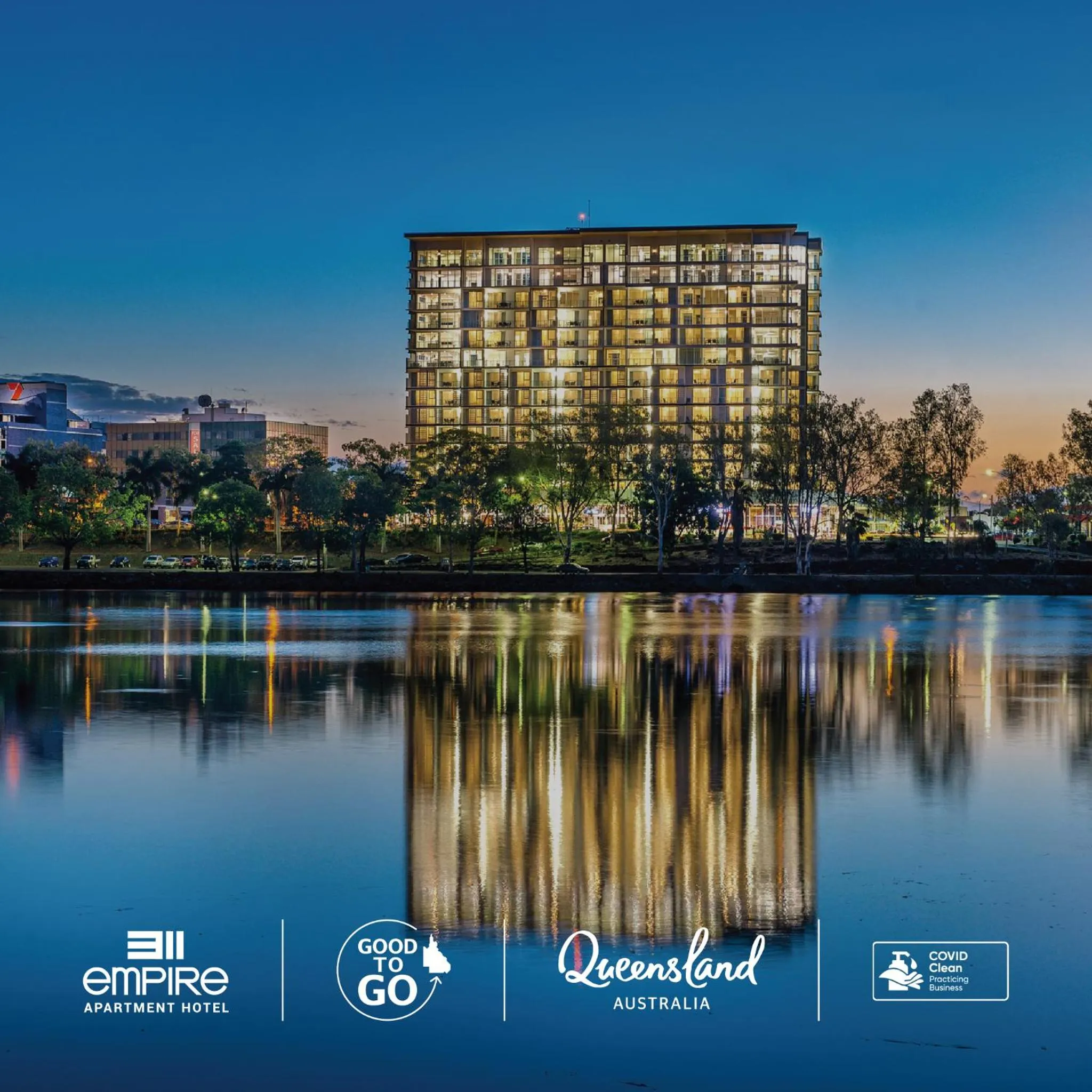 Property building in Empire Apartment Hotel Rockhampton