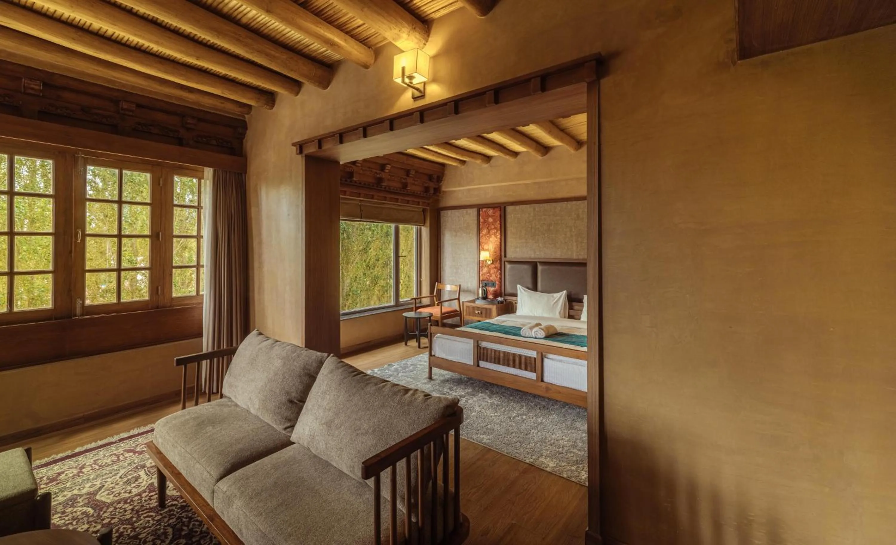 Bed in Hotel The Kaal