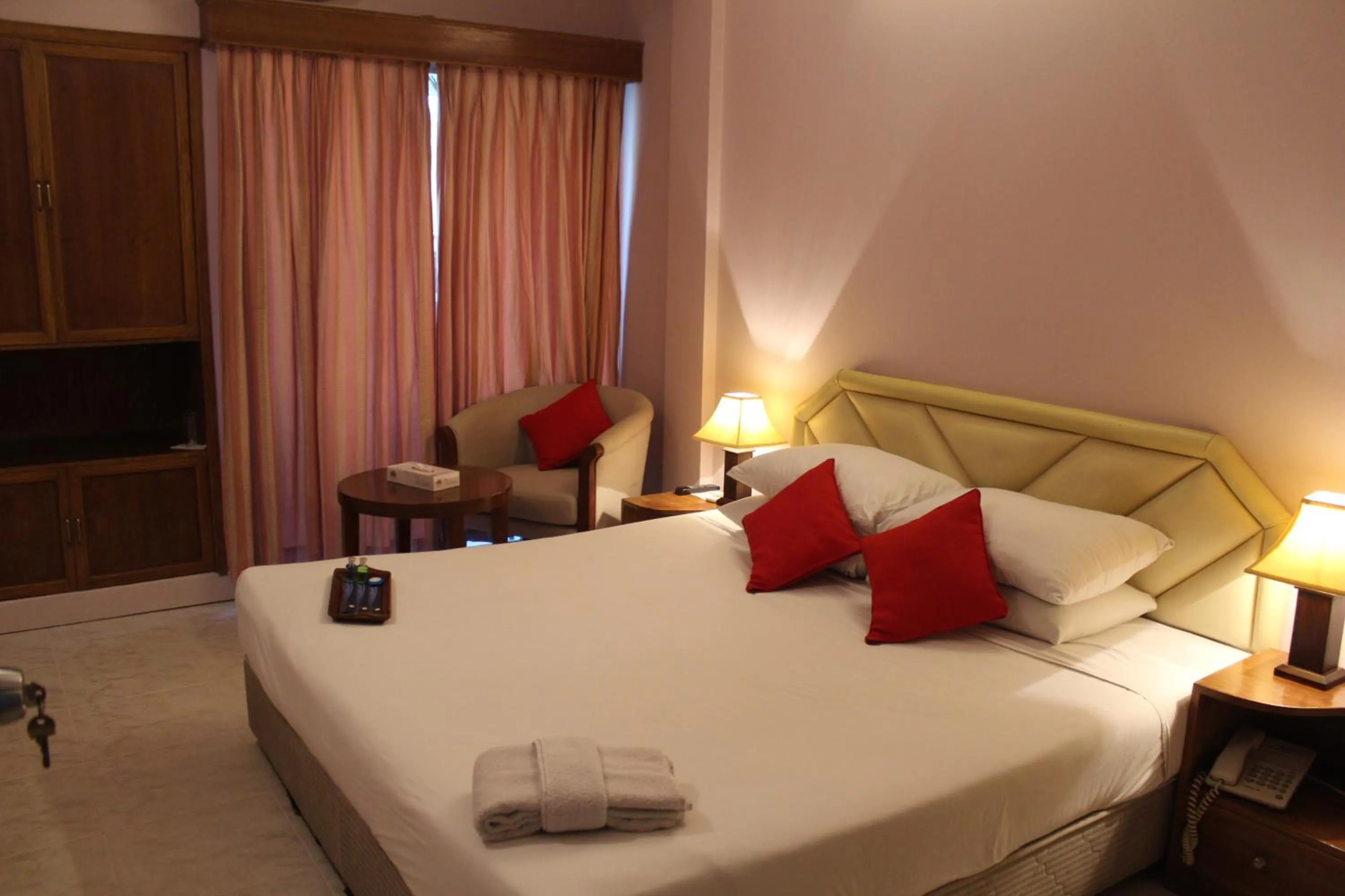 Bed in Hotel Sea Crown