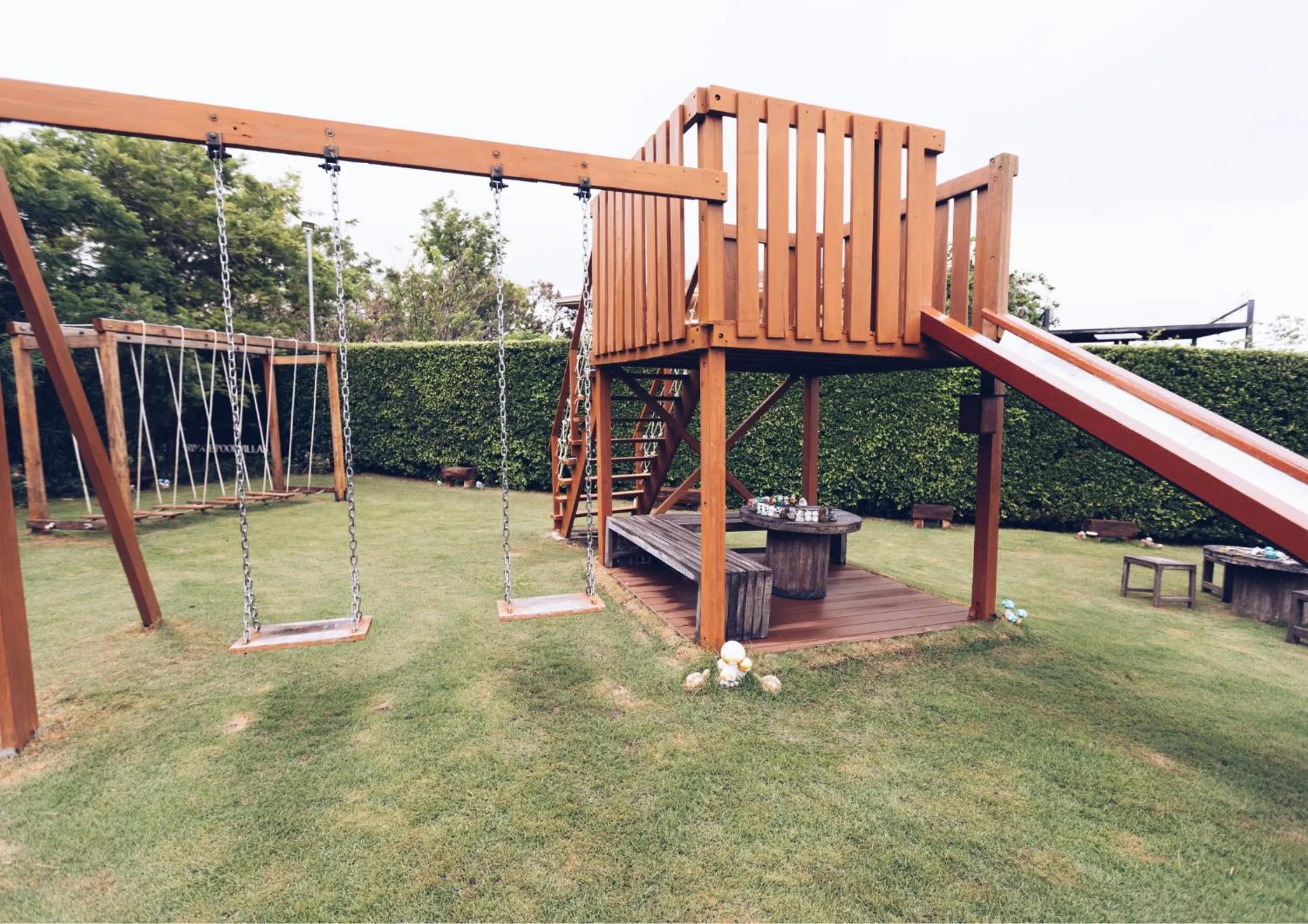 Children play ground in The Private Pool Villas at Civilai Hill Khao Yai