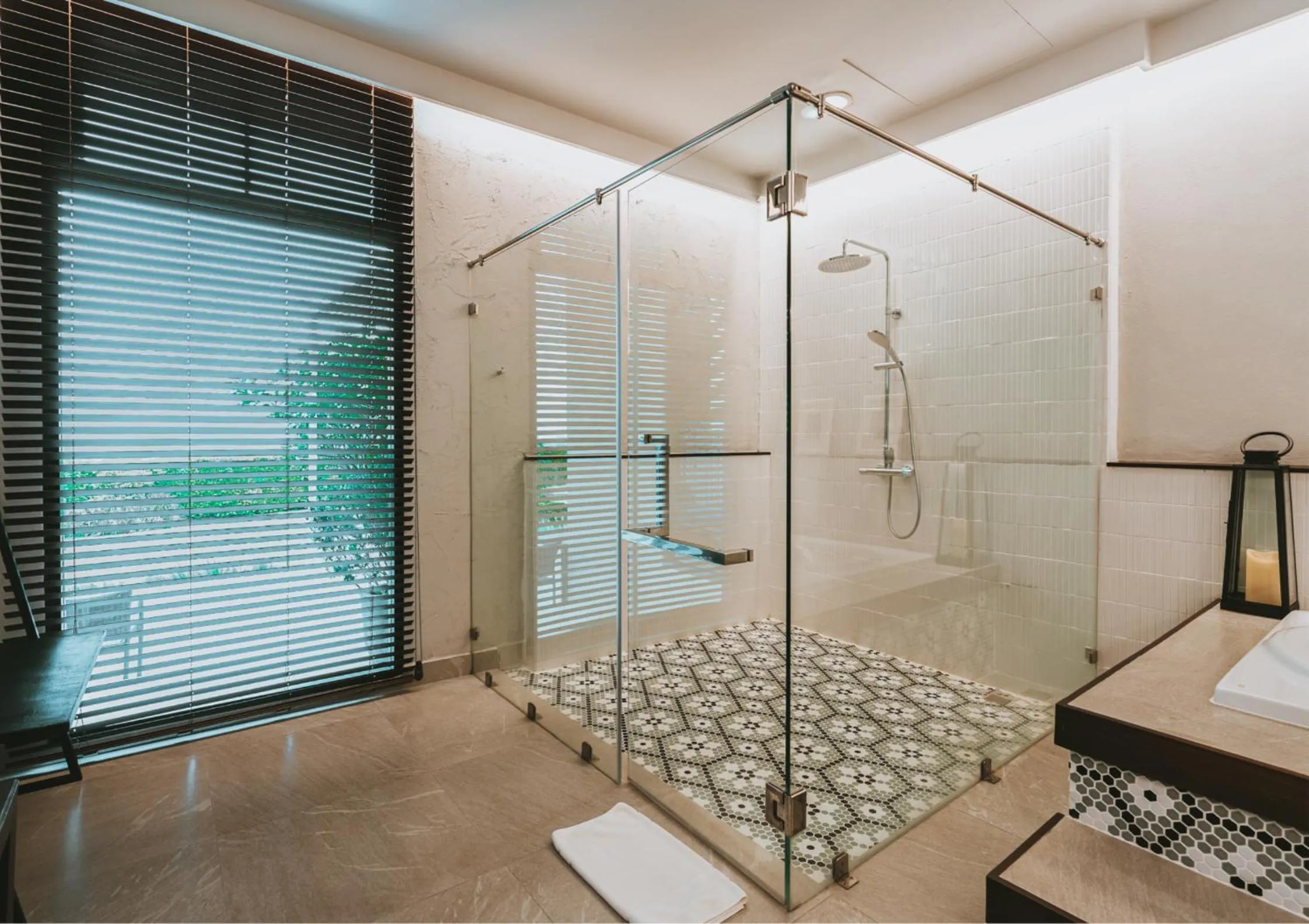 Shower in The Private Pool Villas at Civilai Hill Khao Yai